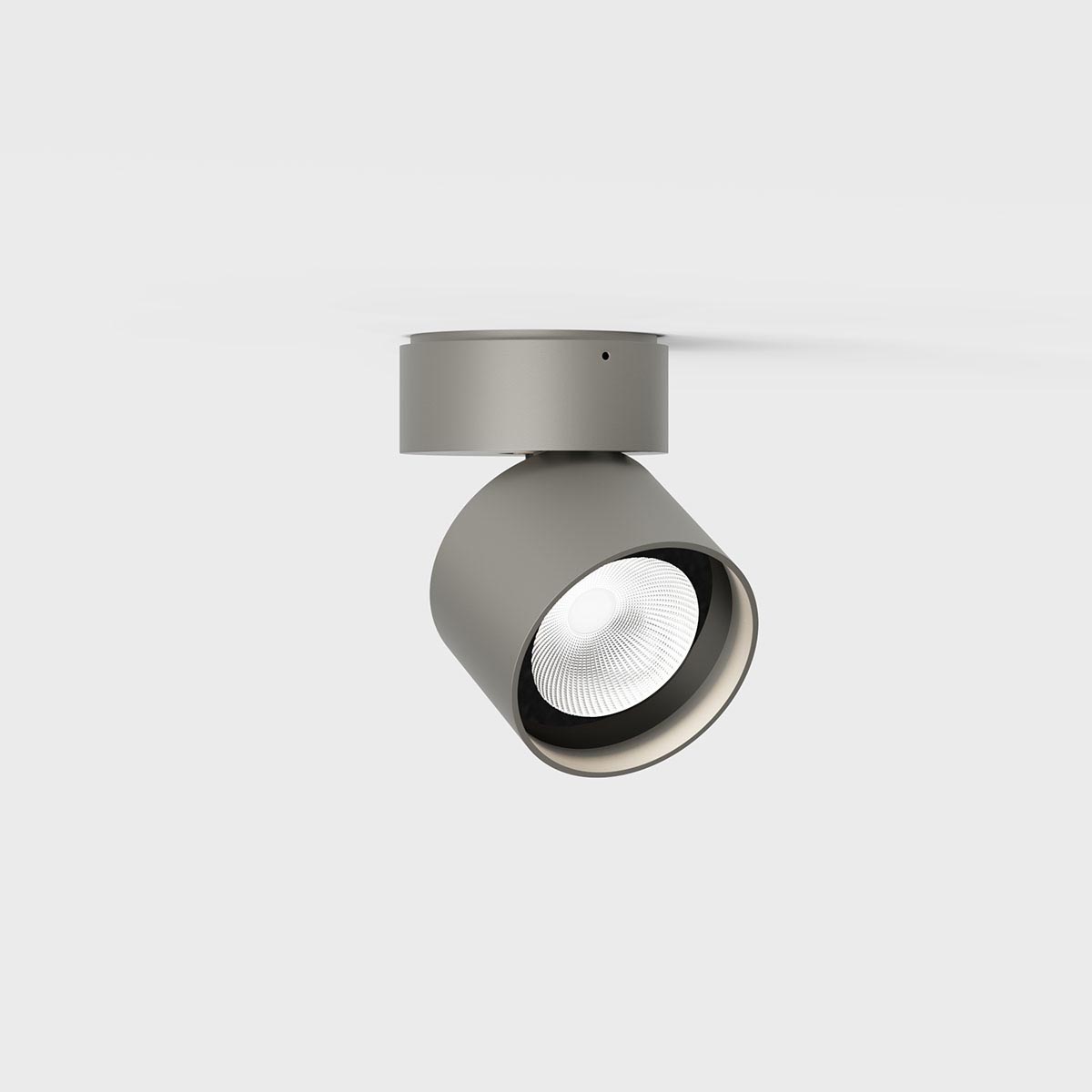 Runde schwenkbare Deckenleuchte für außen in der Farbe grau IP44-proR-außen-deckenleuchte-grau: Rechteckige schwenkbare Deckenleuchte für außen in der Farbe grau – LED für Balkon