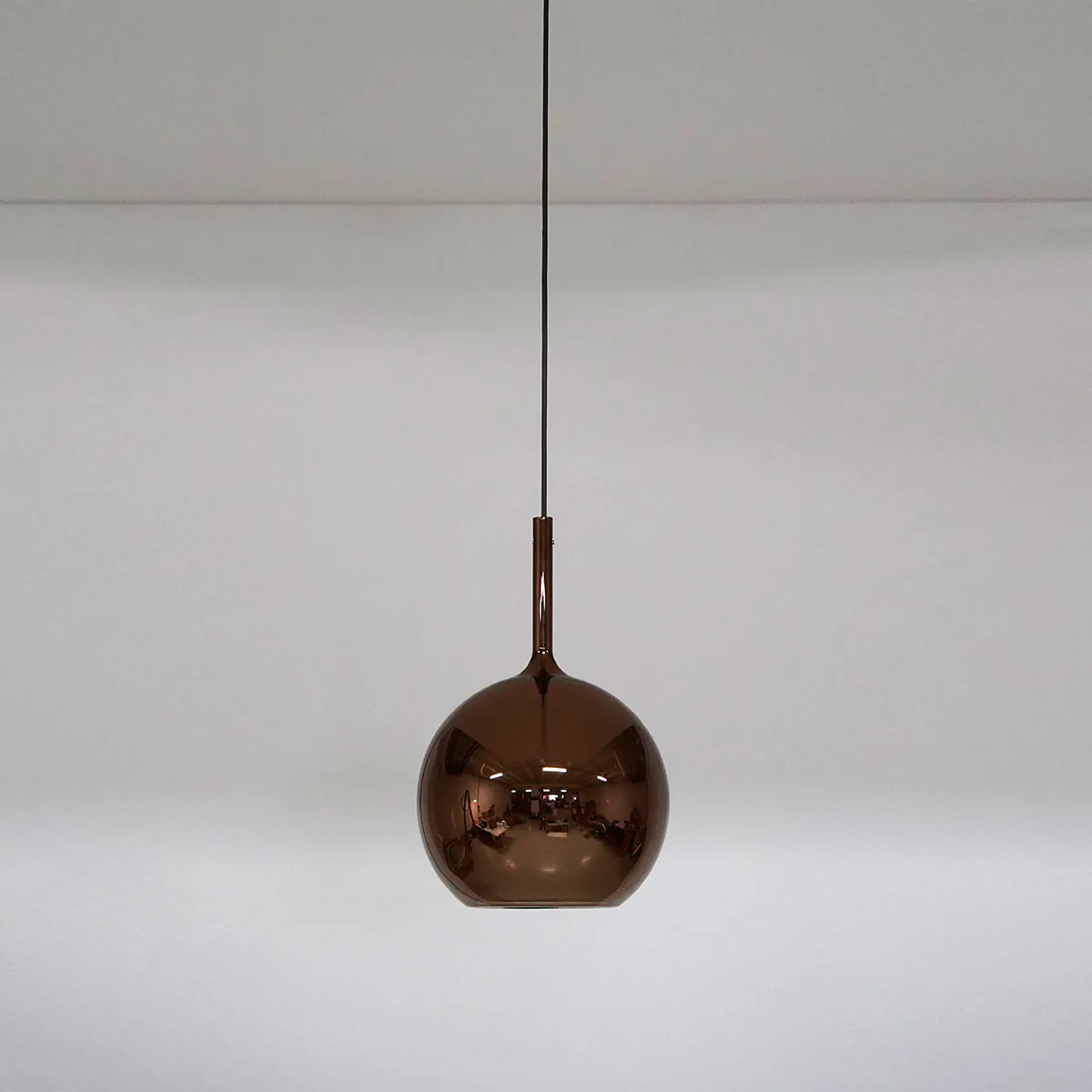 Glo 0811-20 Mini Pendelleuchte Ø: 13 cm, Bronze Glas, 4 m