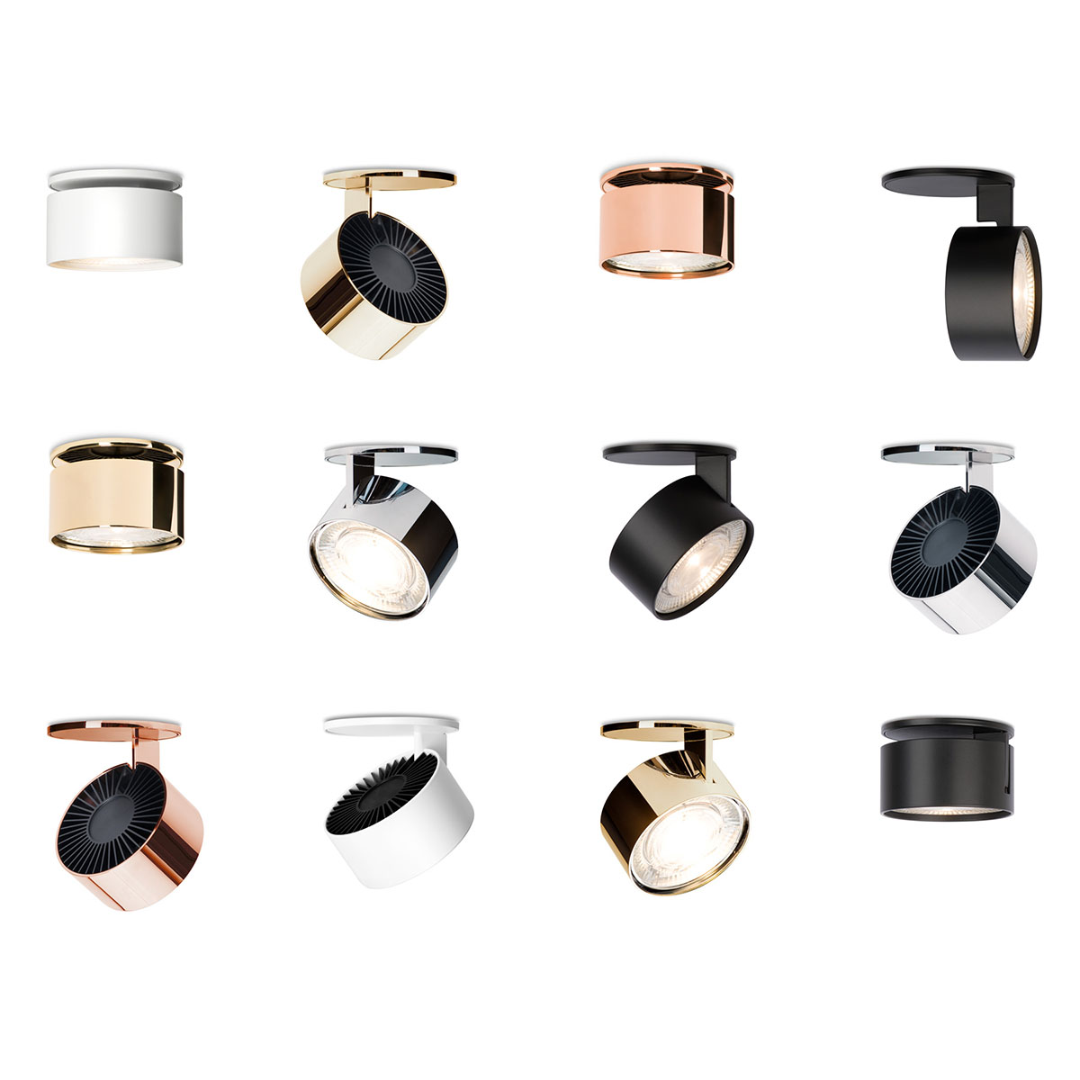 Wittenberg 4.0, wi4-eb-1r-kr Einbaustrahler, Messing, Warmweiß 3000K, Flood 38°