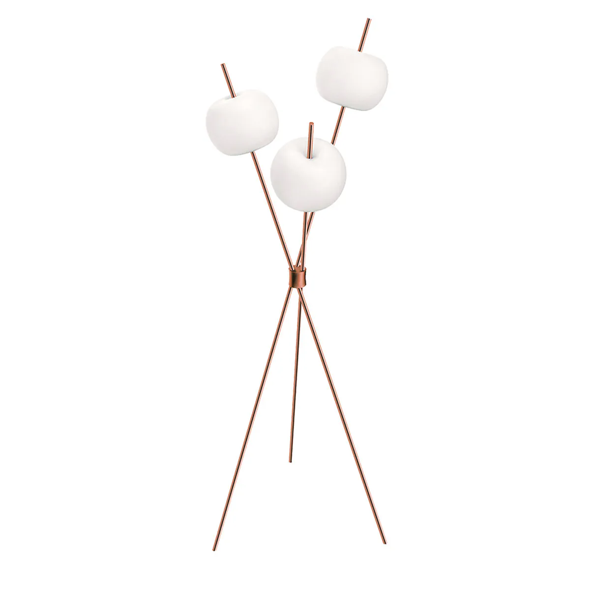 Kushi Floor Stehleuchte, 140 cm, Kupfer