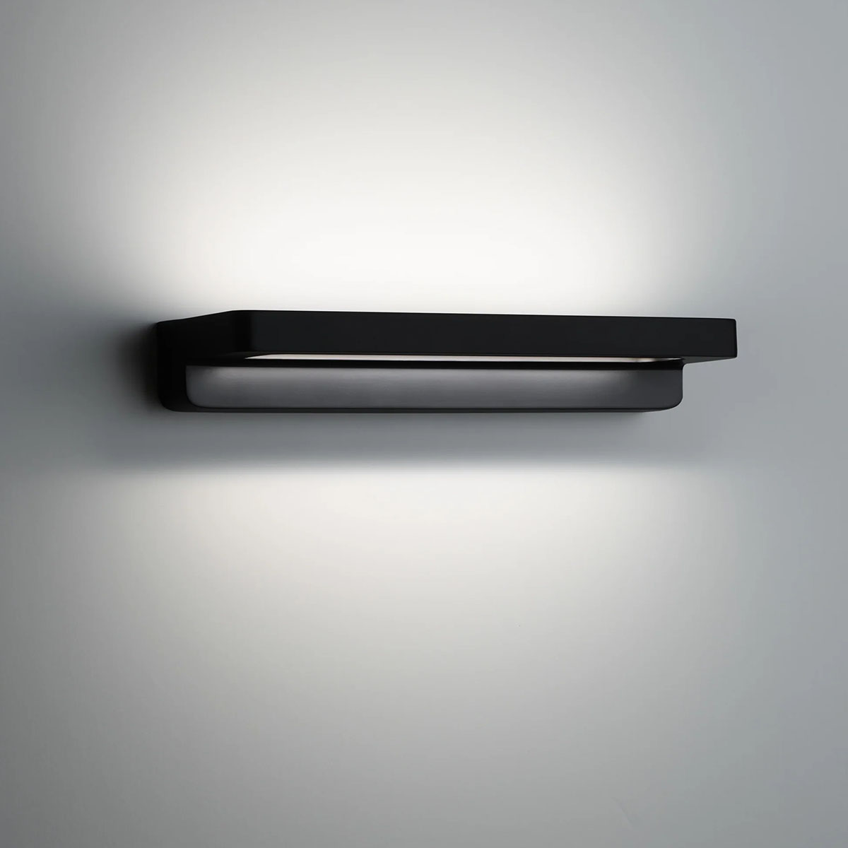 Decor Walther Form LED Wandleuchte Badezimmer Weiß matt B: 34 cm