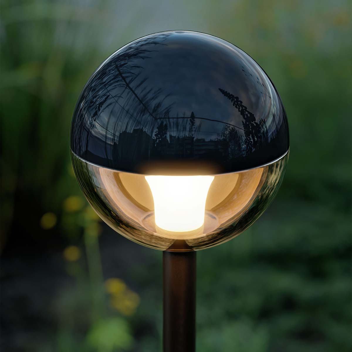 IP44.de bal.4 spike Erdspießleuchte, H: 80 cm, Deep Black