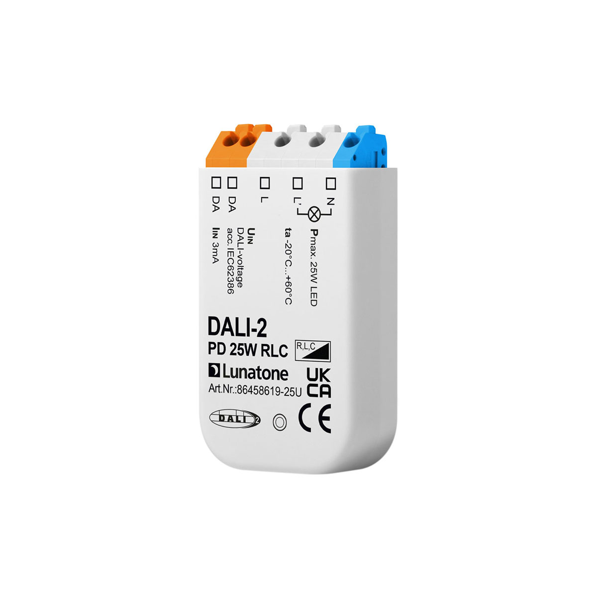 86458619-25U, DALI Universaldimmer, DALI-2 PD 25W RLC 86458619-25U, DALI Universaldimmer, DALI-2 PD 25W RLC