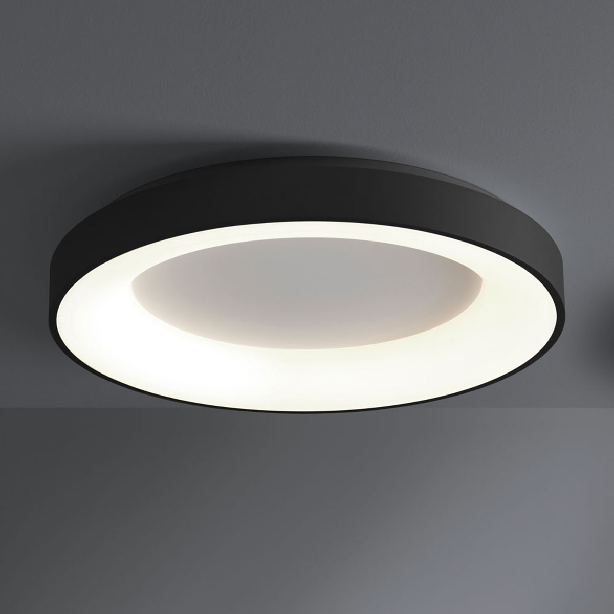 Inner-R Deckenleuchte, Schwarz, Ø: 80 cm
