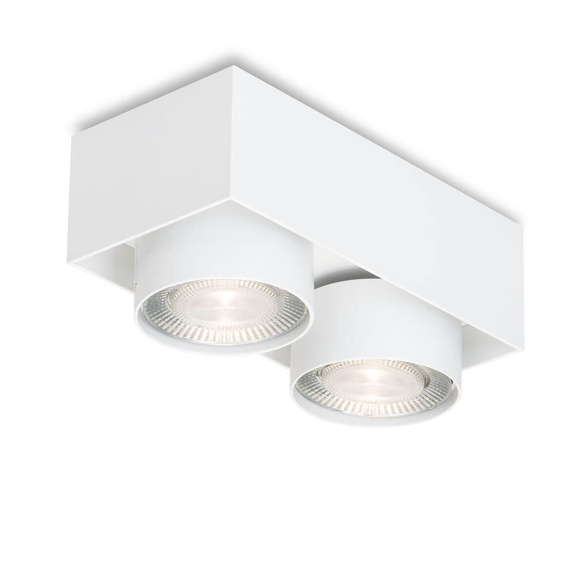 Wittenberg 4.0, wi4-ab-2e-hb Aufbaustrahler, Weiß matt, Extra-Warmweiß 2700K, Spot 12°, DALI