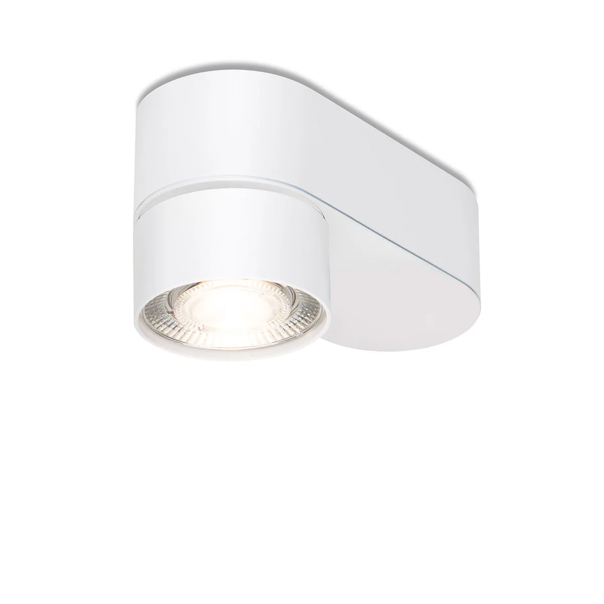 Wittenberg 4.0, wi4-ab-1ov Aufbaustrahler, Weiß matt, Warmweiß 3000K, Flood 38°, Bluetooth