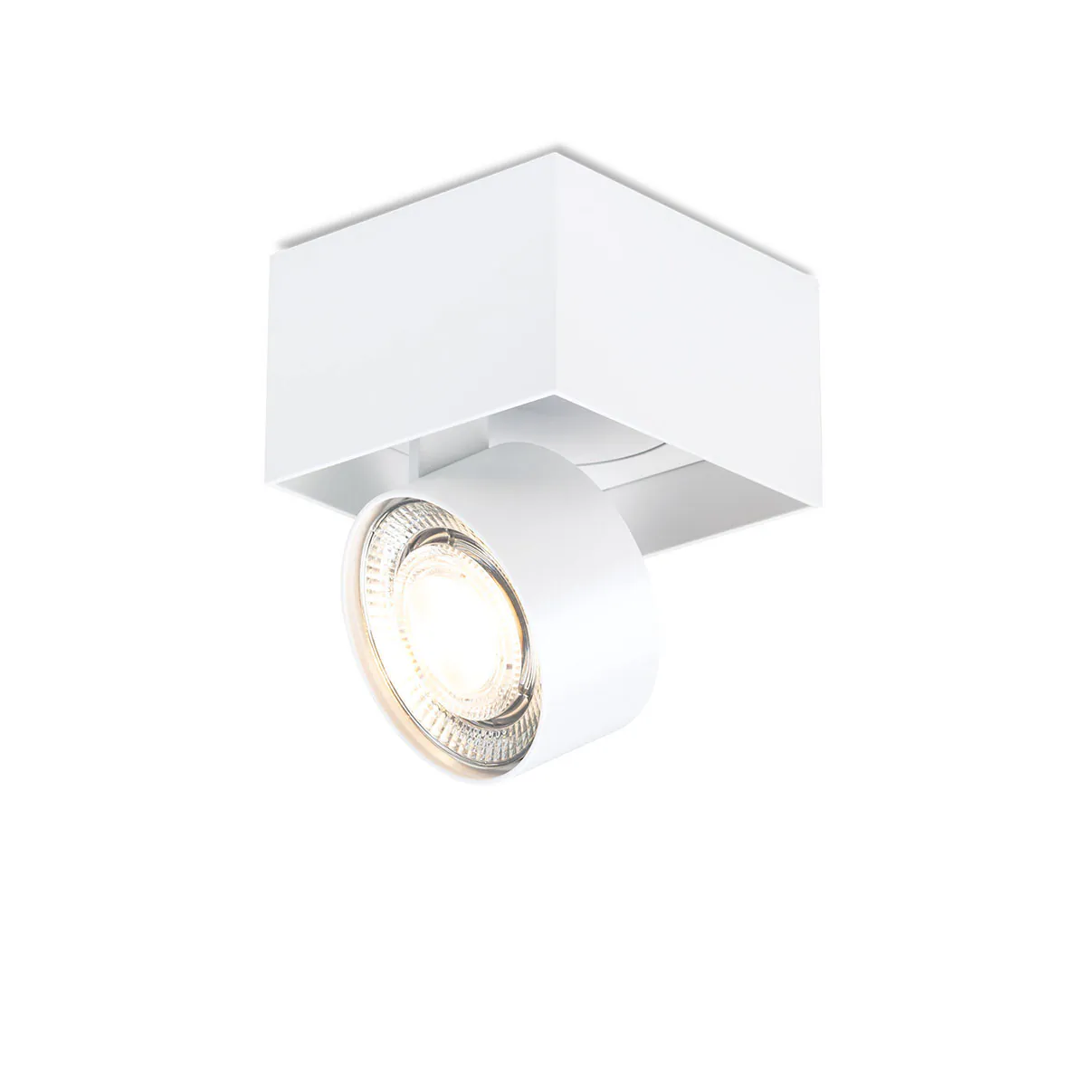 Wittenberg 4.0, wi4-ab-1e-hb Aufbaustrahler, Weiß matt, Warmweiß 3000K, Flood 38°, Bluethooth