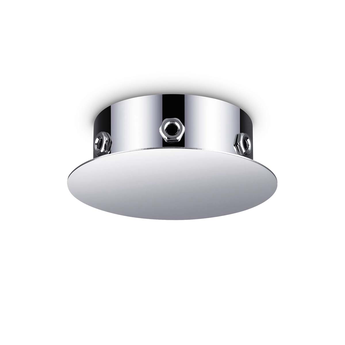 Ideal-Lux-Baldachin-rosone-magnetico-6-luci-chrom Ideal Lux Lampen Baldachin magnetisch rund 6-fach, Ø: 12,5 cm, H: 4 cm, Chrom