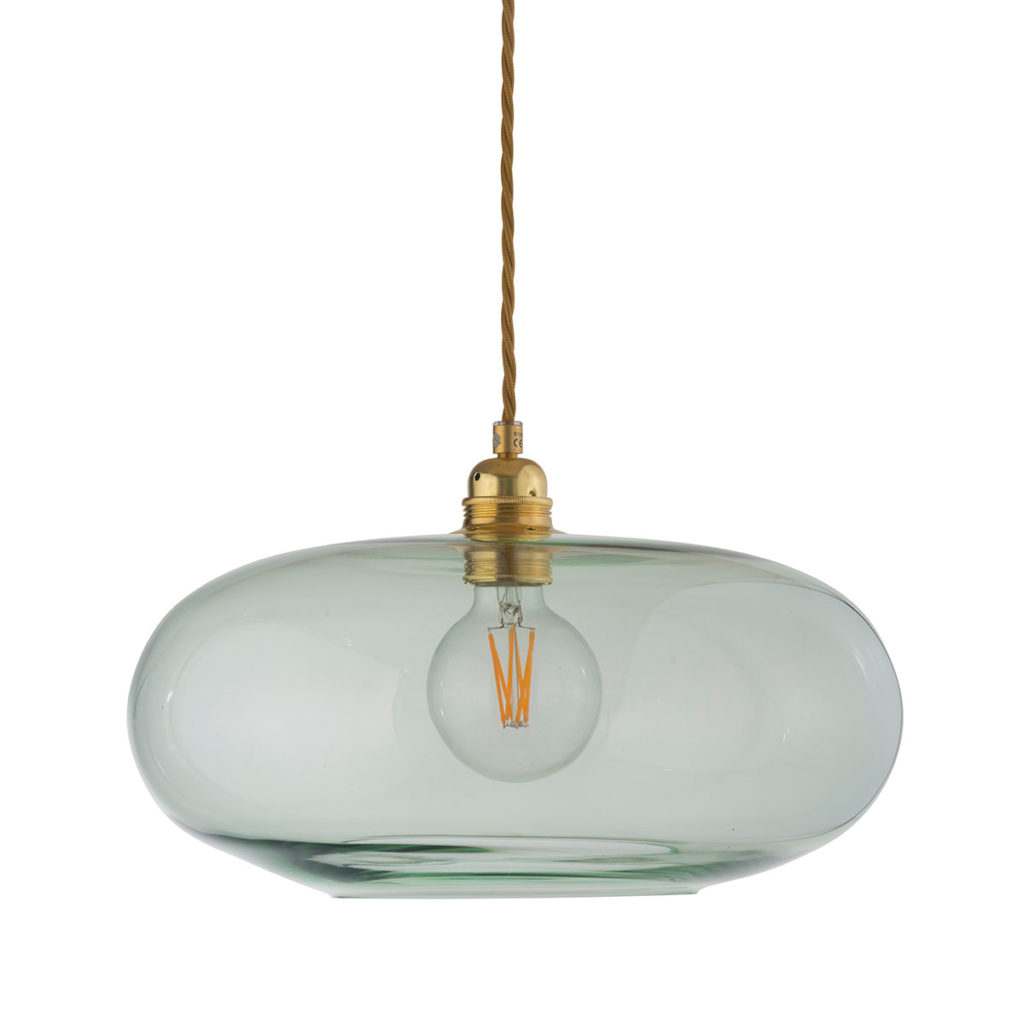 Horizon Pendelleuchte L Ø 36 cm, Forest Green, Gold