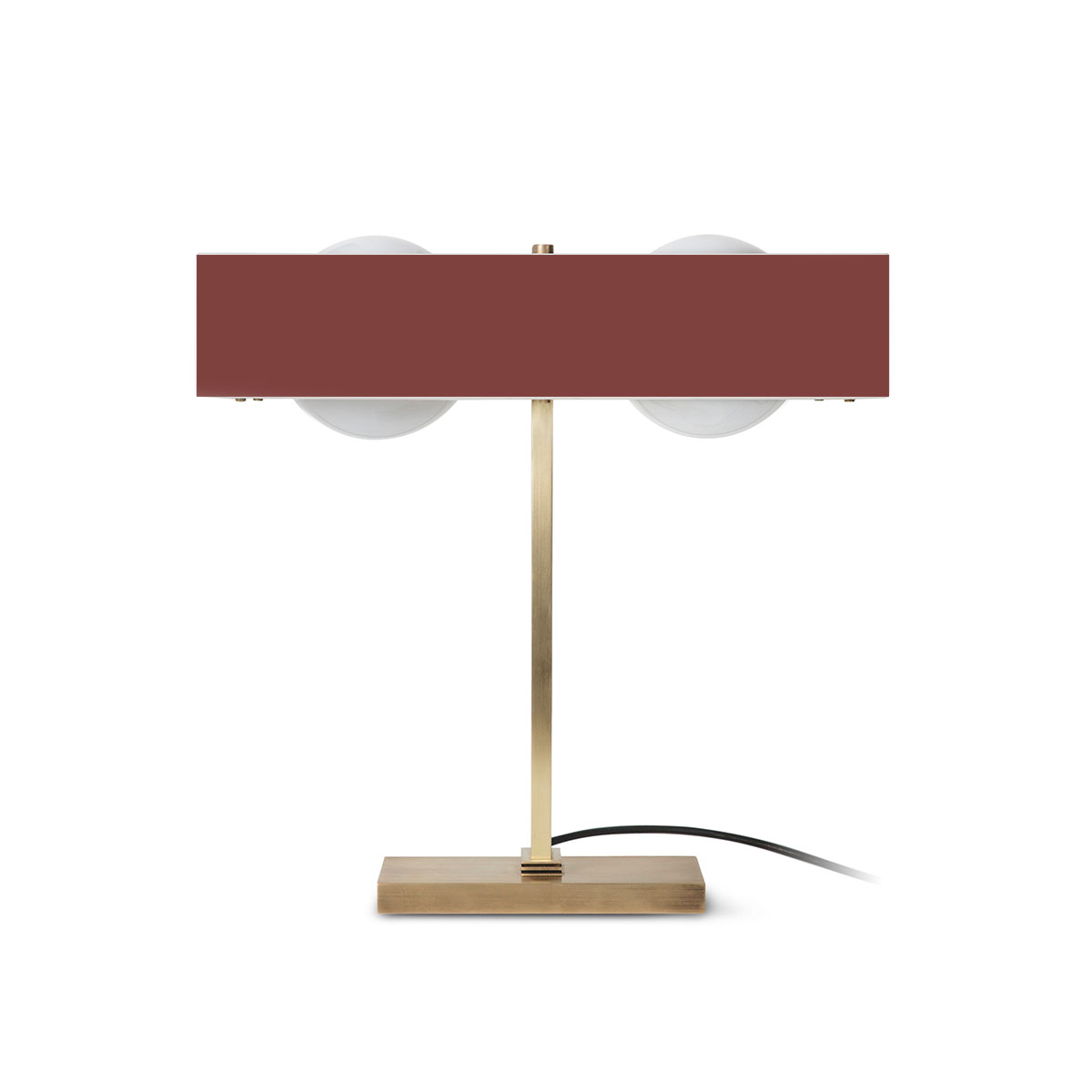 Luxusleuchten aus Großbritannien: Bert Frank Kernel Tischleuchte, H: 41,5 cm, 2-flammig, Rot, goldfarbene Oberfläche und Aluminium und Glas, exklusives britisches Design, sanftes Licht Luxusleuchten aus Großbritannien: Bert Frank Kernel Tischleuchte, H: 41,5 cm, 2-flammig, Rot, goldfarbene Oberfläche und Aluminium und Glas, exklusives britisches Design, sanftes Licht