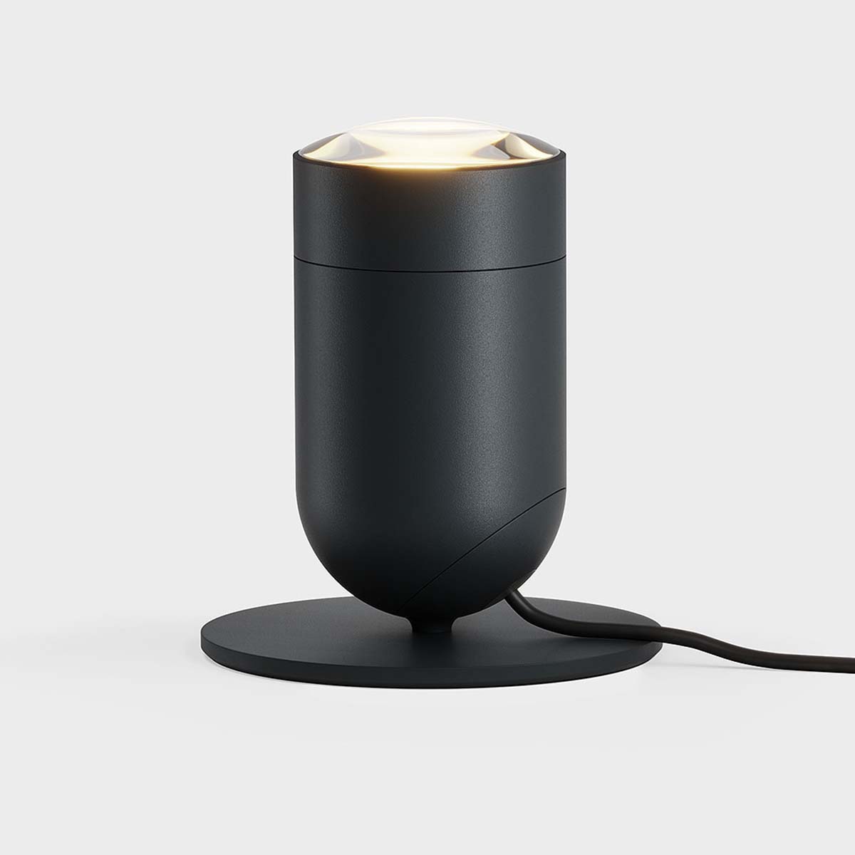 bik.4 base Bodenleuchte, Schuko Stecker, H: 21,2 cm, Anthrazit bik.4 base Bodenleuchte, Connect, H: 21,2 cm, Deep Black