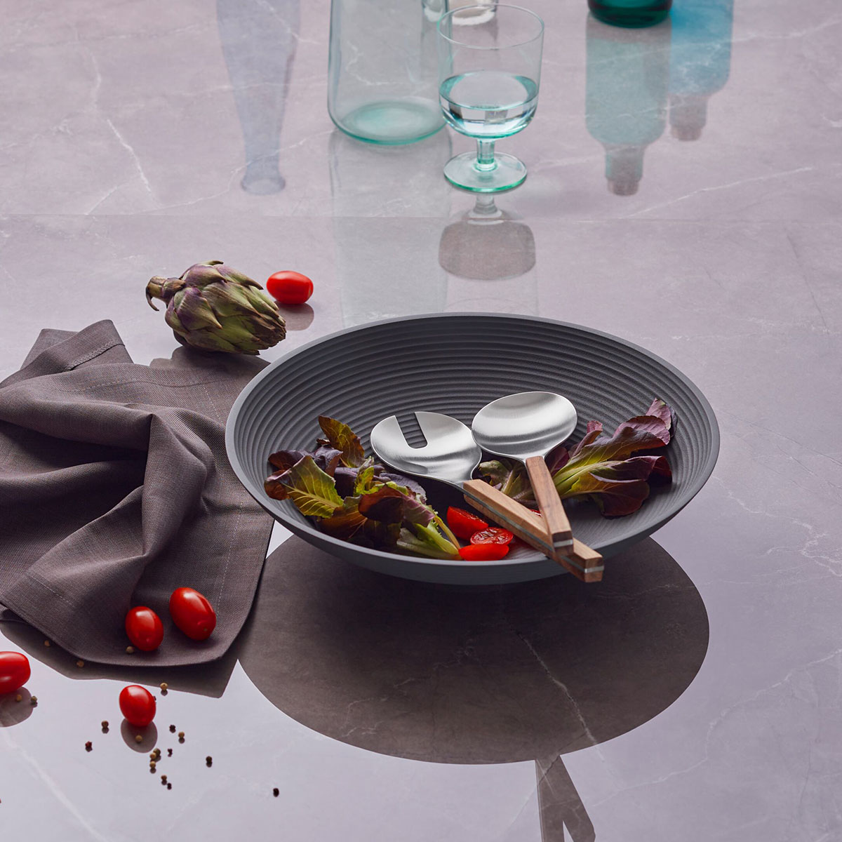 Brick Salatbesteck, 2-teilig