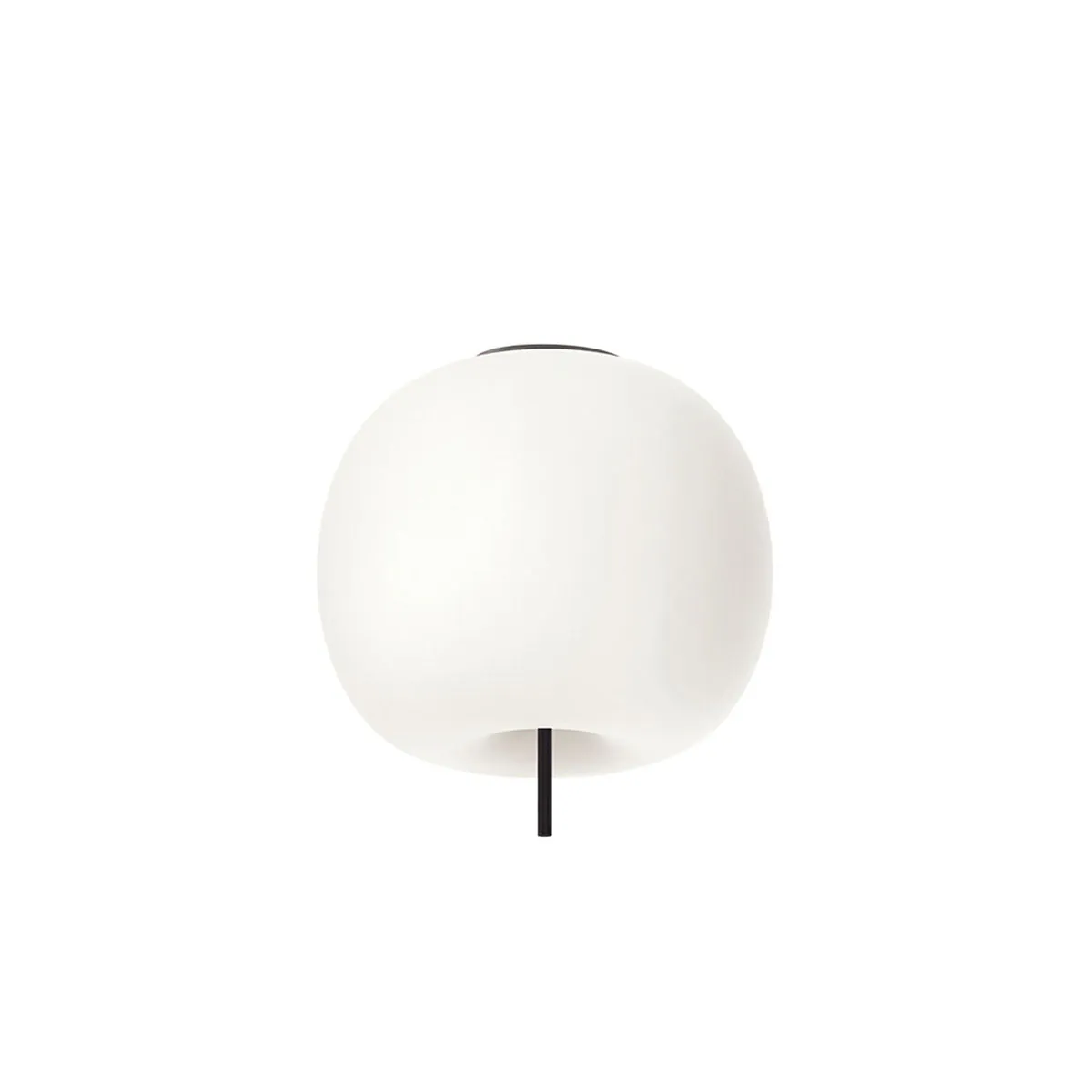 Kushi 33 Deckenleuchte, Ø: 33 cm, Schwarz