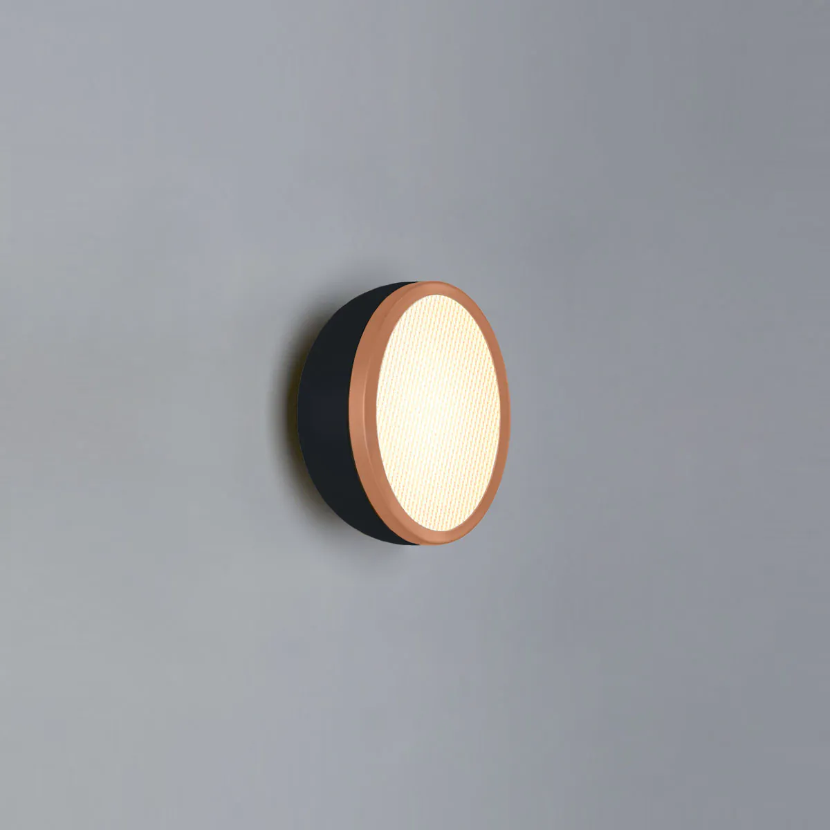 Molly 556.71 Wand - Deckenleuchte Ø: 15 cm, Schwarz, Kupfer