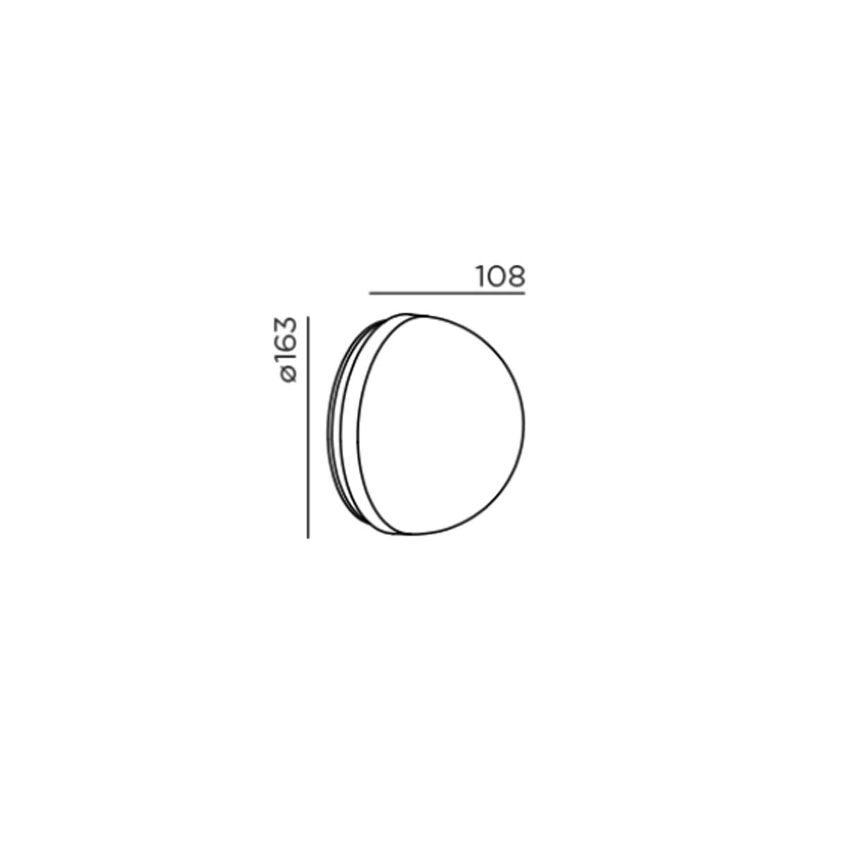 IP44.de las.2 Wandleuchte Deep Black , Ø: 7,4 cm, T: 10,8 cm, Phasenabschnittdimmer IP44.de las.2 Wandleuchte Deep Black, Ø: 7,4 cm, T: 10,8 cm, DALI