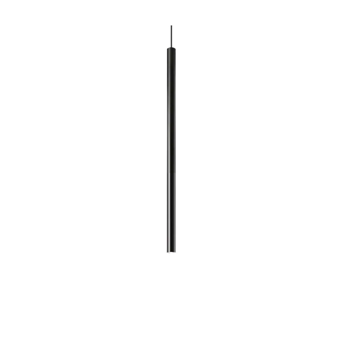 Ultrathin SP d040 round on-off Pendelleuchte, Schwarz, H: 40 cm