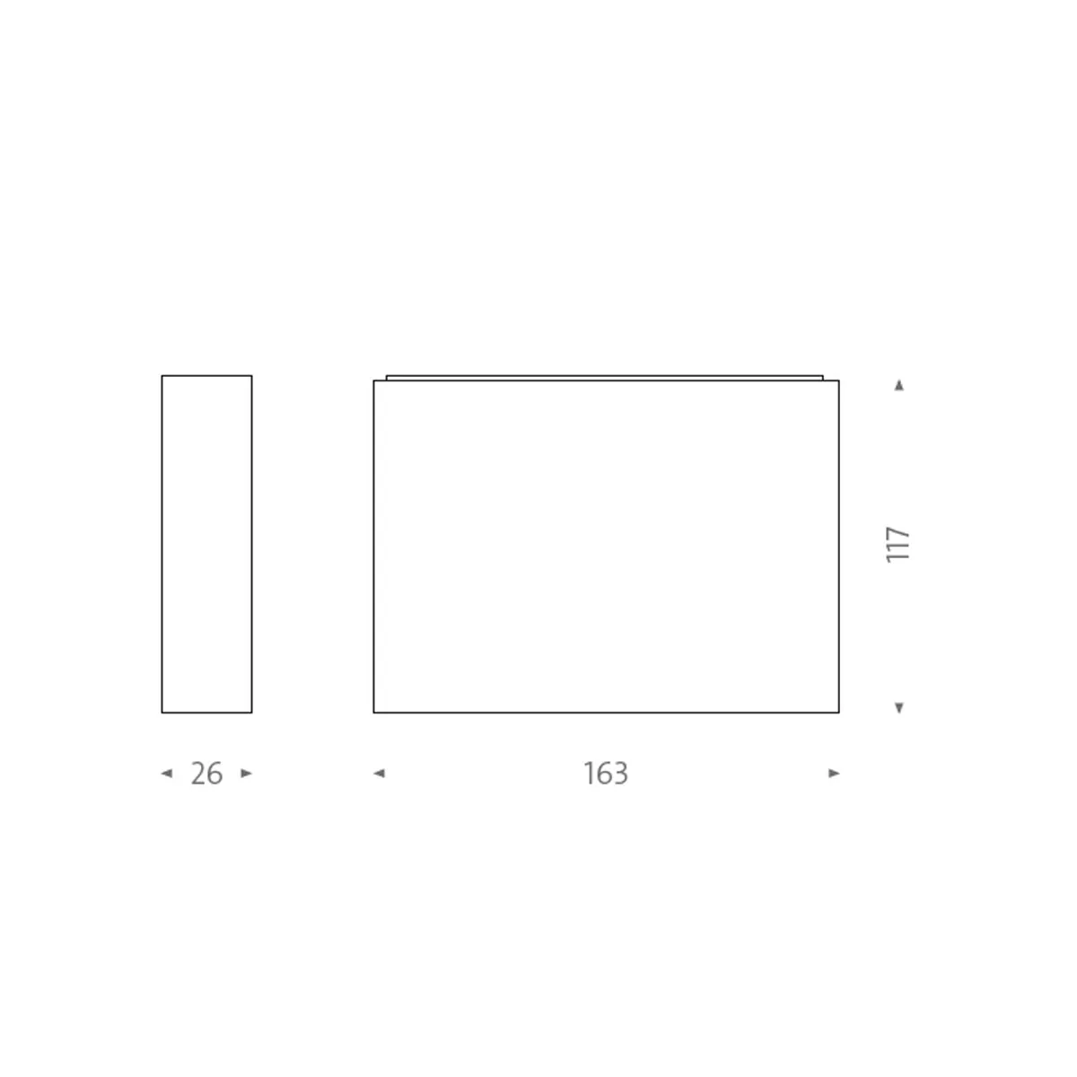 fbl-23 Aufbaustrahler, B: 16,3 cm, H: 11,7 cm, Schwarz matt, Warmweiß 3000K, Flood 45°, DALI