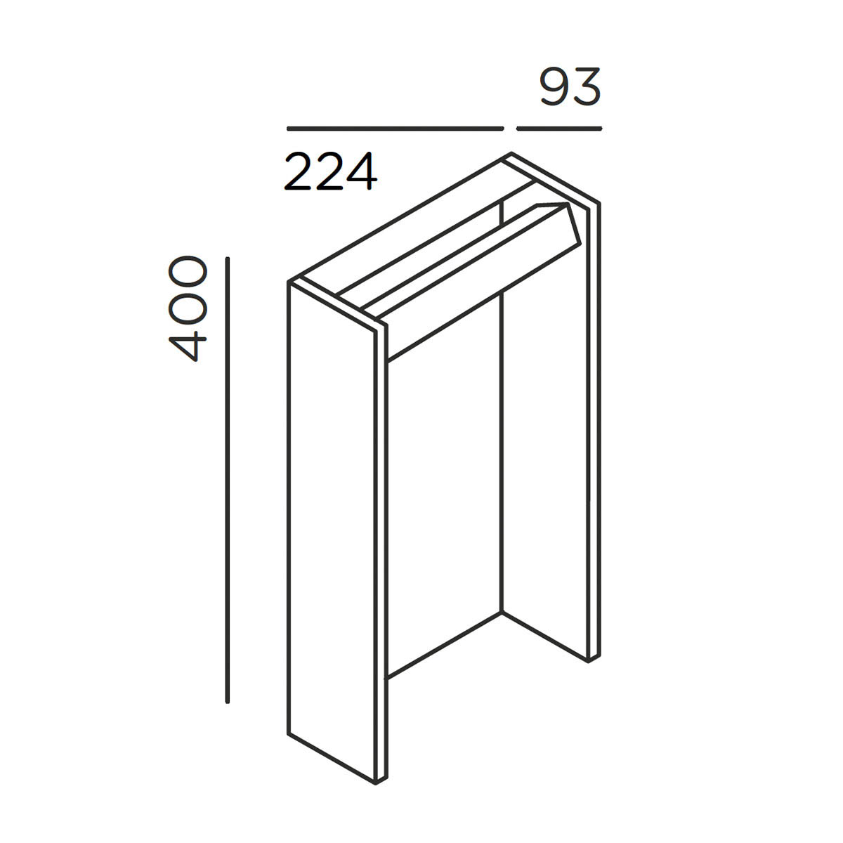 slat Pollerleuchte, Anthrazit H: 40 cm slat Pollerleuchte, Cool Brown H: 40 cm