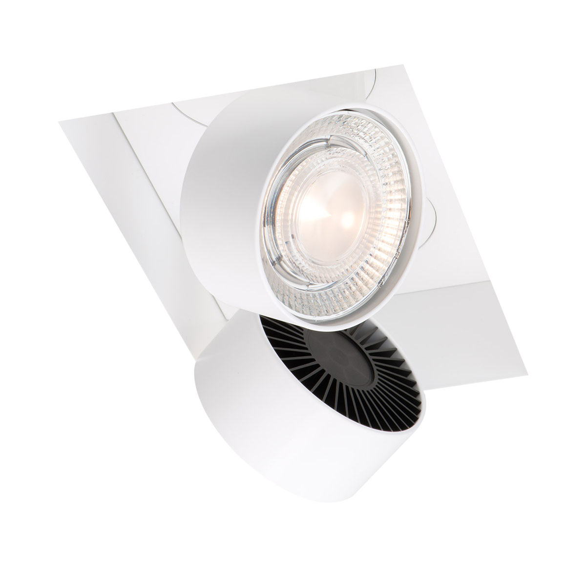 Wittenberg 4.0, wi4-eb-2e-db Einbaustrahler, Weiß matt, Extra-Warmweiß 2700K, Spot 12° Wittenberg 4.0, wi4-eb-2e-db Einbaustrahler, Weiß matt, Warmweiß 3000K, Flood 38°