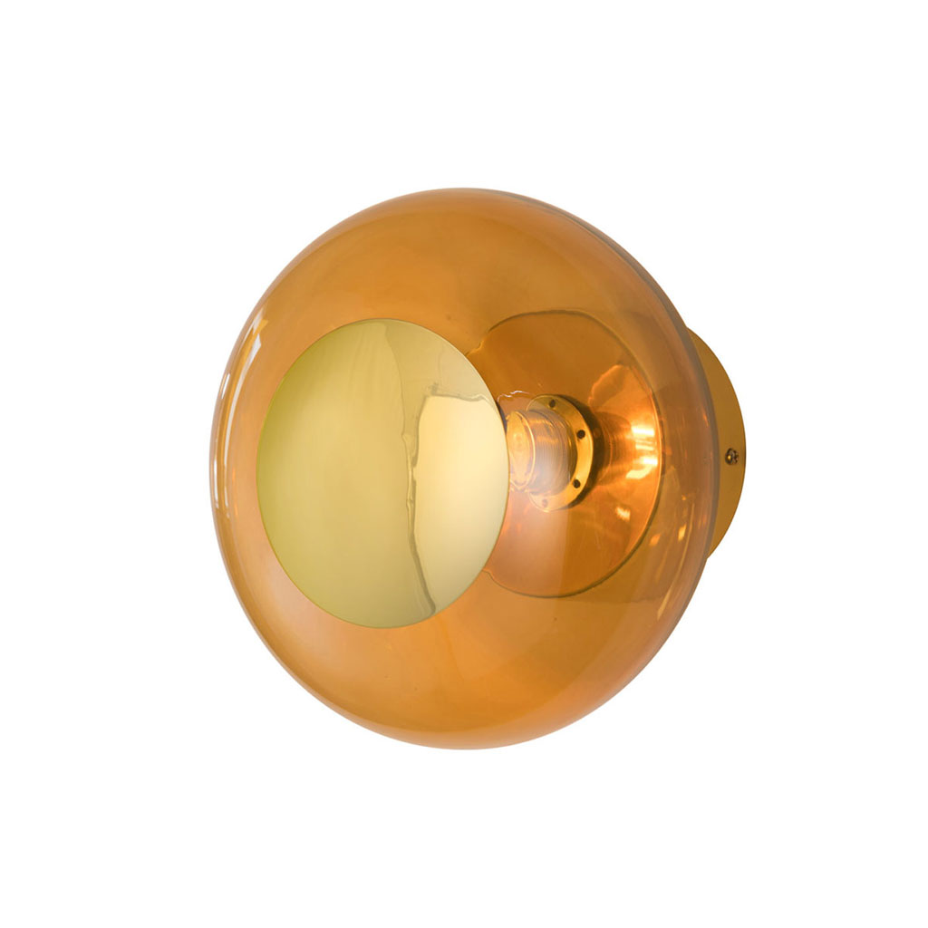 Horizon Wand-/ Deckenleuchte S Ø 21 cm, Toast, Gold