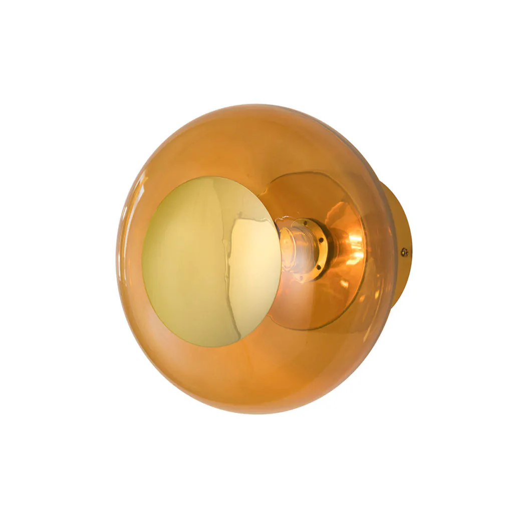 Horizon Wand-/ Deckenleuchte S Ø 21 cm, Toast, Gold