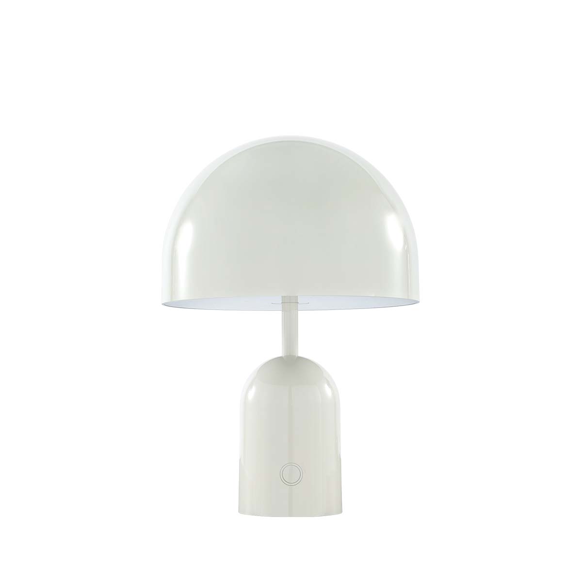 Tom Dixon Bell Portable Akku Tischleuchte, H: 28 cm, Schwarz Tom Dixon Bell Portable Akku Tischleuchte, H: 28 cm, Grau