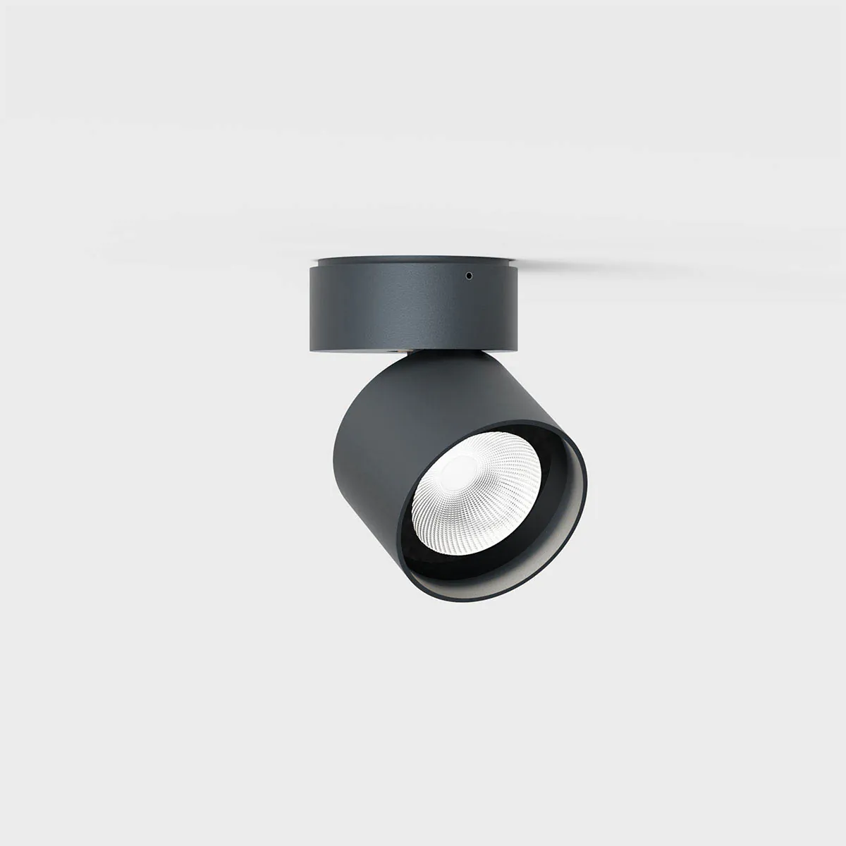 IP44-proR-außen-deckenleuchte-anthrazit: Rechteckige schwenkbare Deckenleuchte für außen in der Farbe anthrazit – LED für Balkon