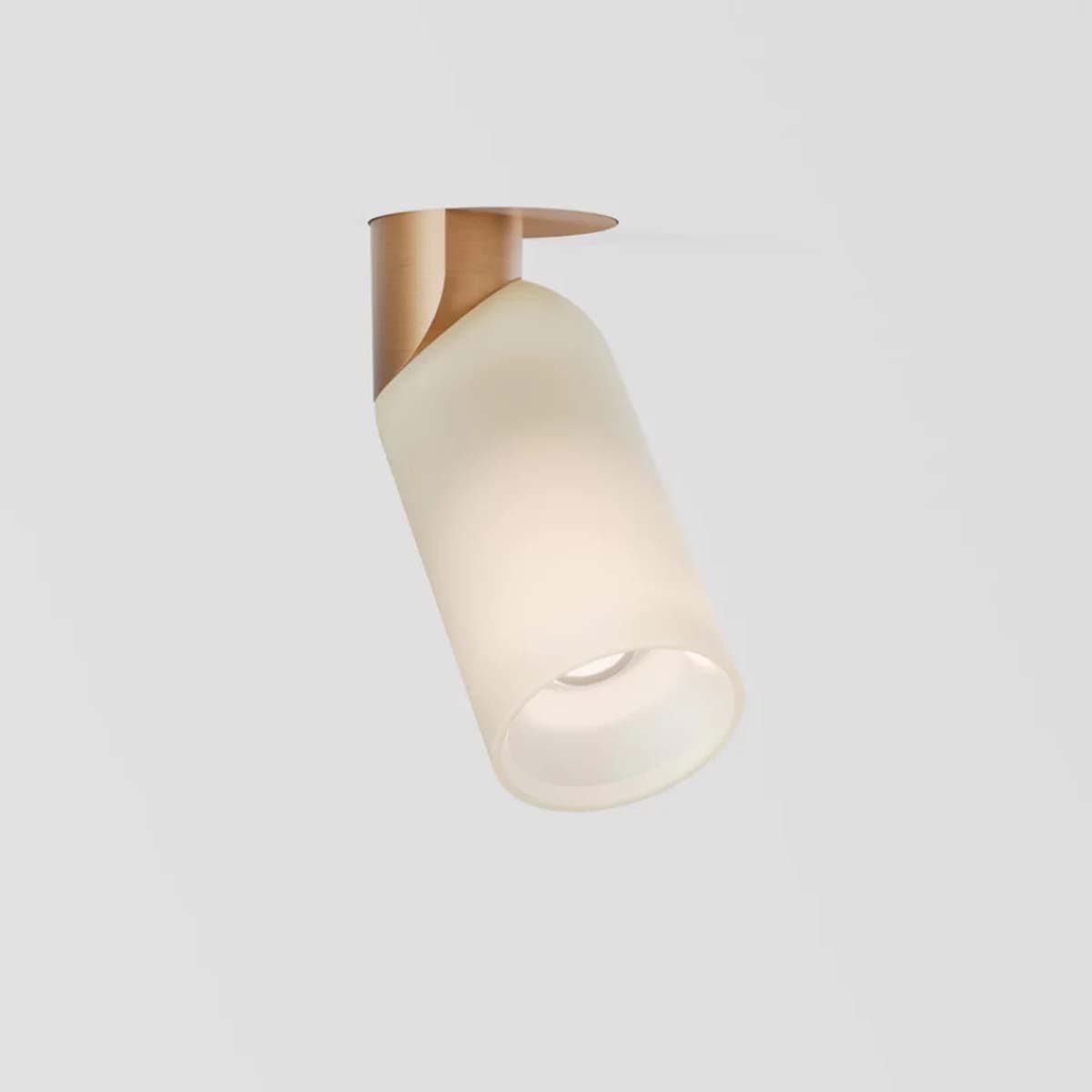 DeltaLight_Lunelle_52_Trimless_brushed_copper Delta Light LUNELLE 52 TRIMLESS Einbaustrahler, H: 13 cm, Ø: 5,2 cm, Gebürstetes Kupfer, Extra-Warmweiß 2700K