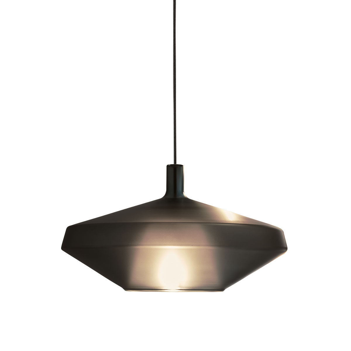 Penta Light MoM 1602-21 Low Pendelleuchte Ø: 38 cm Hängeleuchte – Rauchglas in Schwarz, zeitlose Eleganz, diffuse Beleuchtung, unterstreicht das Ambiente im Arbeitszimmer, ideal über Esstisch, Küche oder Wohnzimmer Penta Light MoM 1602-21 Low Pendelleuchte Ø: 38 cm Pendelleuchte – handgefertigtes Glas in Schwarz, ästhetische Formsprache, harmonische Beleuchtung, setzt ein Highlight im Esszimmer, exklusive Designerleuchte von Penta Light, ideal über Esstisch, Küche o