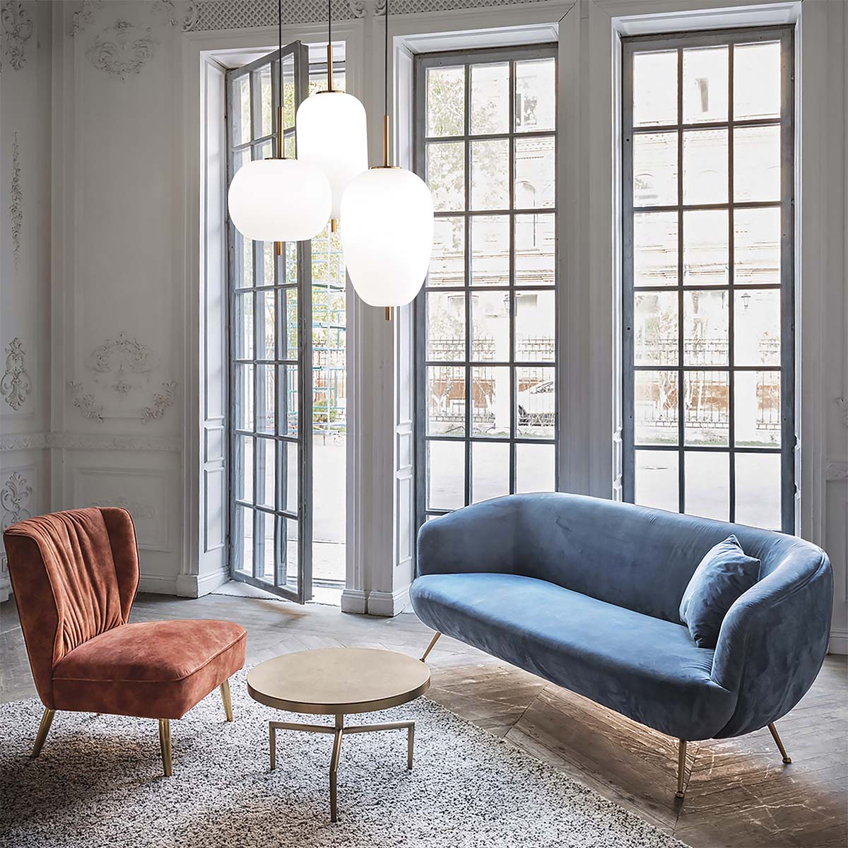 Umile SP3 Pendelleuchte, L: 63 cm, B: 63 cm