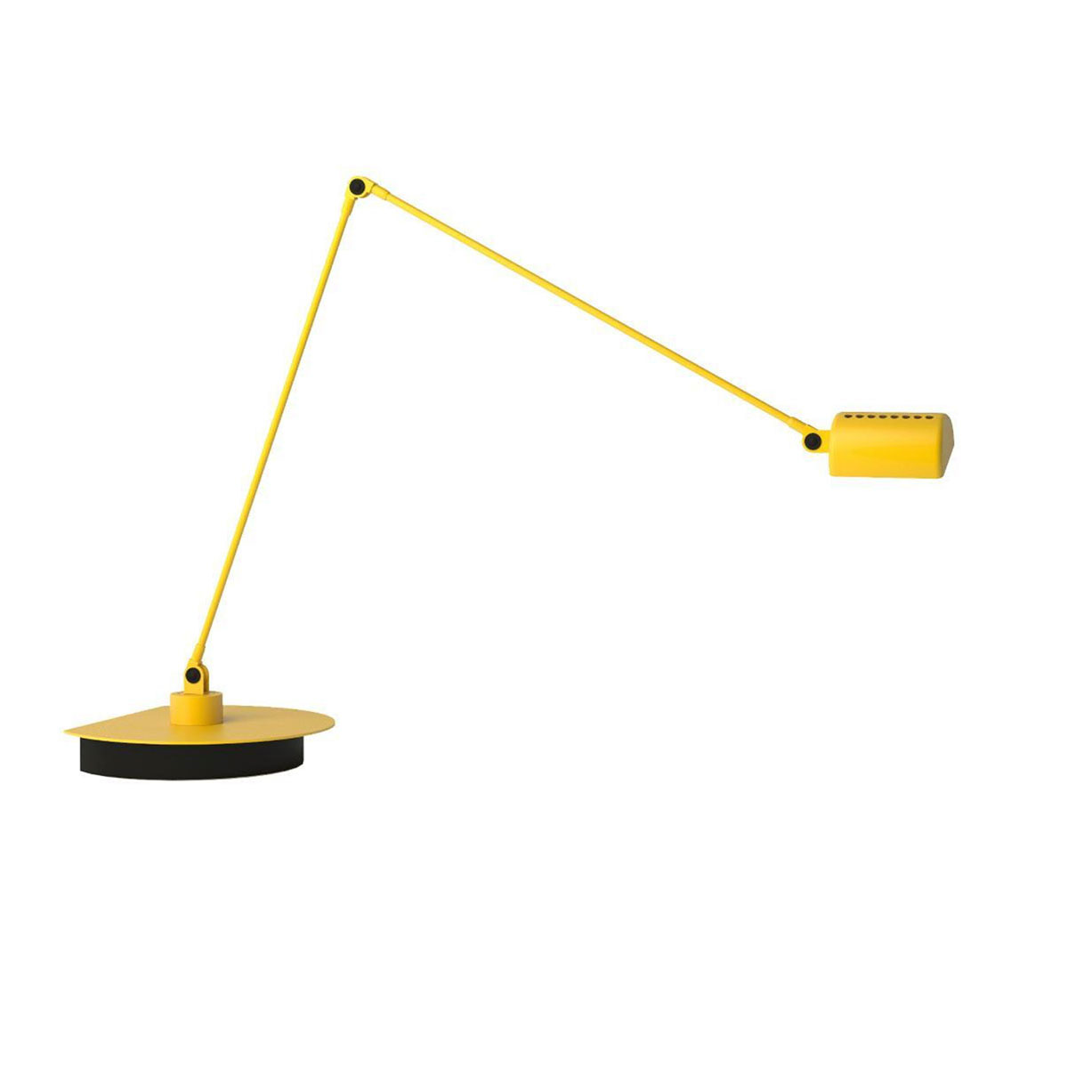 Daphine Cloe LED Tischleuchte, H: 50 cm, Gelb matt, Warmweiß 3000K