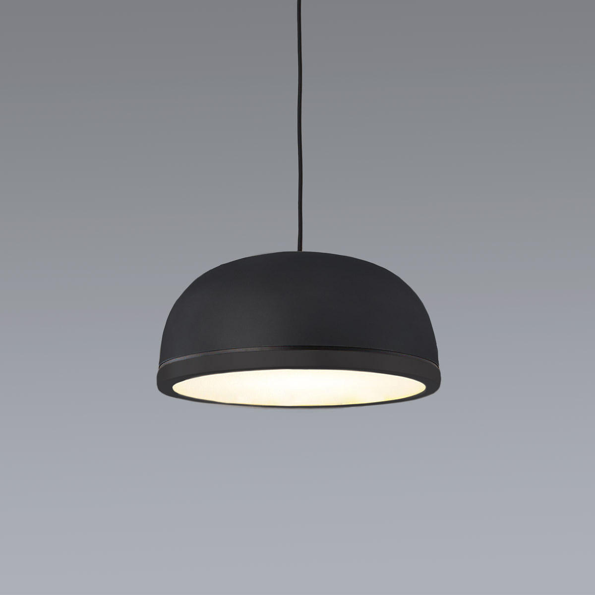 TOOY Molly 556.23 Pendelleuchte Ø: 38 cm Schwarz Schwarz