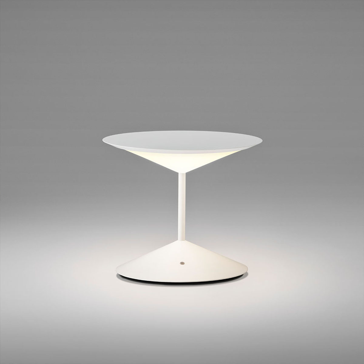 Penta Light Designerleuchte Narciso 1710-01 Mobile Akku Tischleuchte Small, Ø: 15,7 cm Nachttischlampe – Glaskugel in Weiß, mundgeblasen,, stimmungsvolles Licht