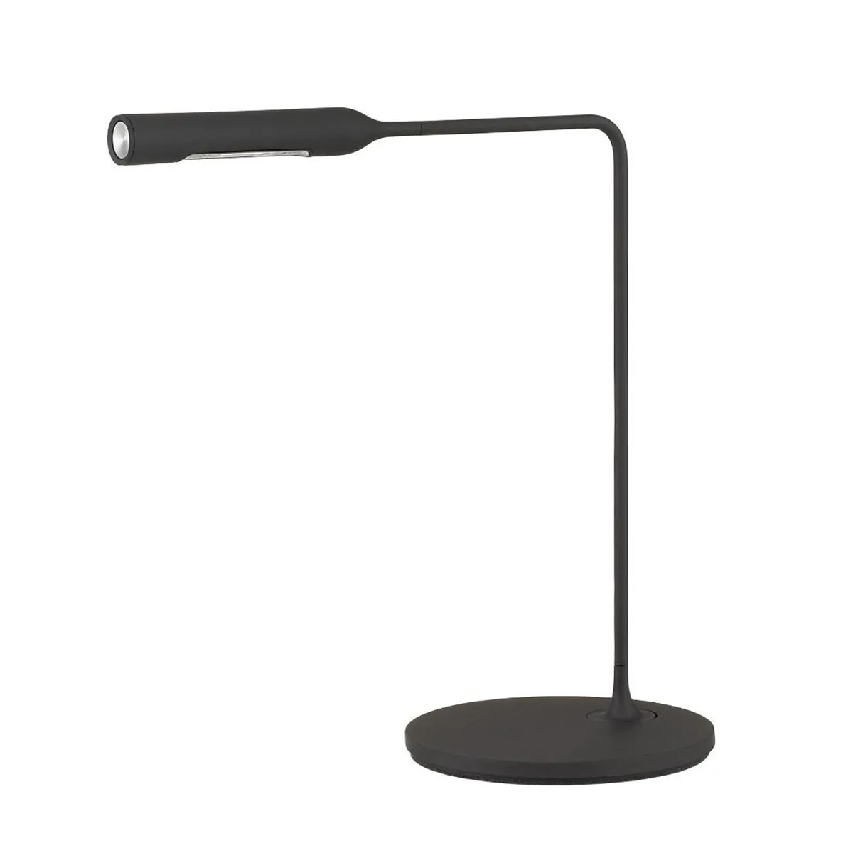 Flo Desk Tischleuchte, H: 43 cm, Schwarz soft, Extra-Warmweiß 2700K