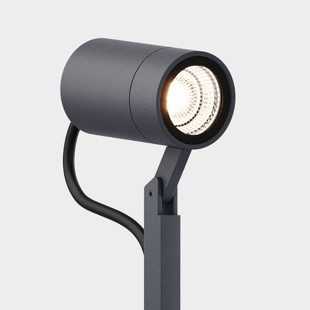 IP44.de piek mini Erdspießleuchte, H: 28 cm, B: 6,7 cm Deep Black IP44.de piek mini Erdspießleuchte, Connect, H: 28 cm, B: 6,7 cm Anthrazit