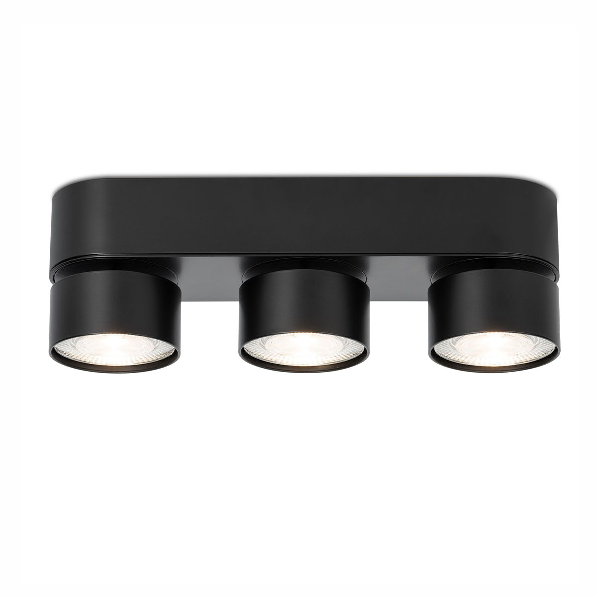 Wittenberg 4.0, wi4-ab-3ov Aufbaustrahler, Schwarz matt, Extra-Warmweiß 2700K, Spot 12°, Phase Cut Wittenberg 4.0, wi4-ab-3ov Aufbaustrahler, Schwarz matt, Warmweiß 3000K, Flood 38°, Bluetooth