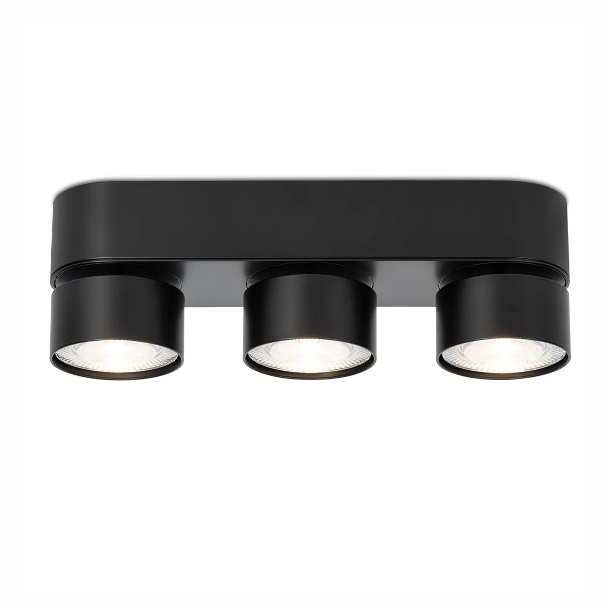 Wittenberg 4.0, wi4-ab-3ov Aufbaustrahler, Schwarz matt, Warmweiß 3000K, Flood 38°, Bluetooth