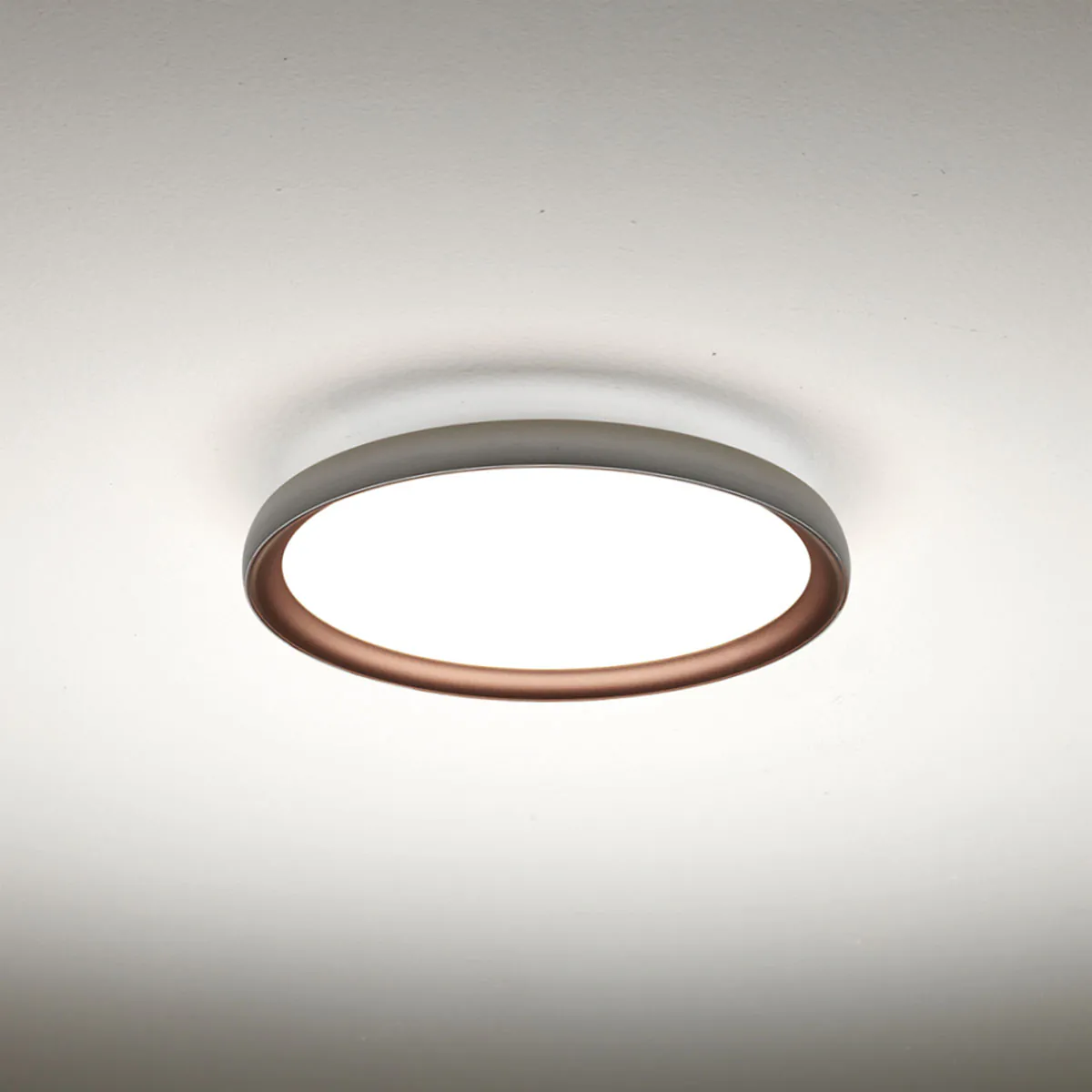 Atena Deckenleuchte, Silber + Kupfer, Ø: 40 cm