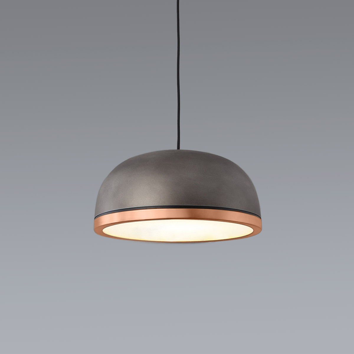 TOOY_Molly_556.21-22-23-6 TOOY Molly 556.23 Pendelleuchte Ø: 38 cm, Zinn, Kupfer – diffuses, blendfreies Licht