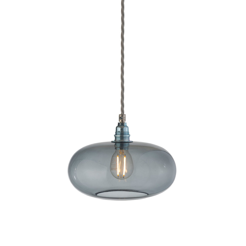 Horizon Pendelleuchte S Ø 21 cm, Smokey Grey, Silber