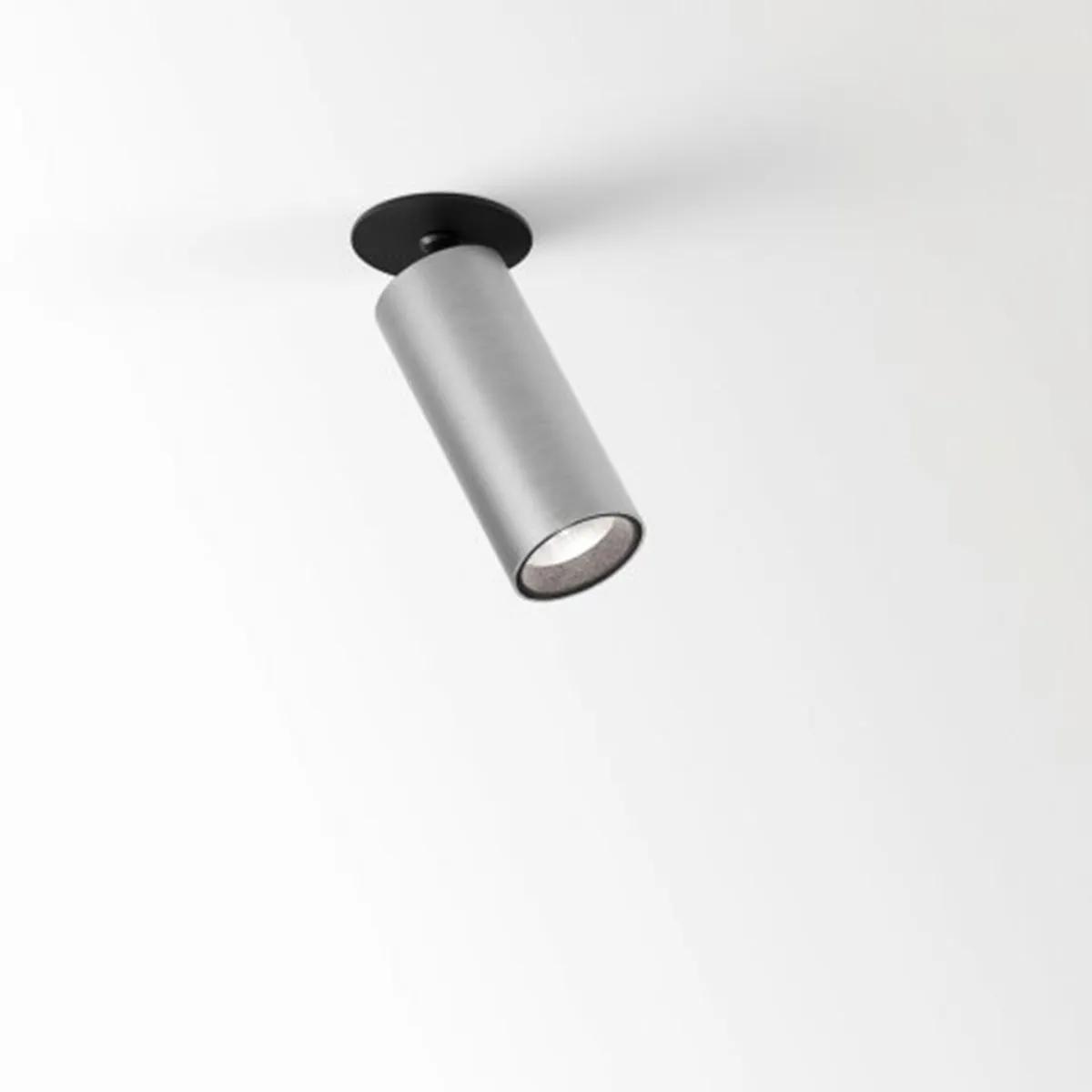 SPY 39 CLIP 93040 Einbaustrahler, Ø: 3,8 cm, L: 9,2 cm, Alu Gebürstet, Warmweiß 3000K, 40°