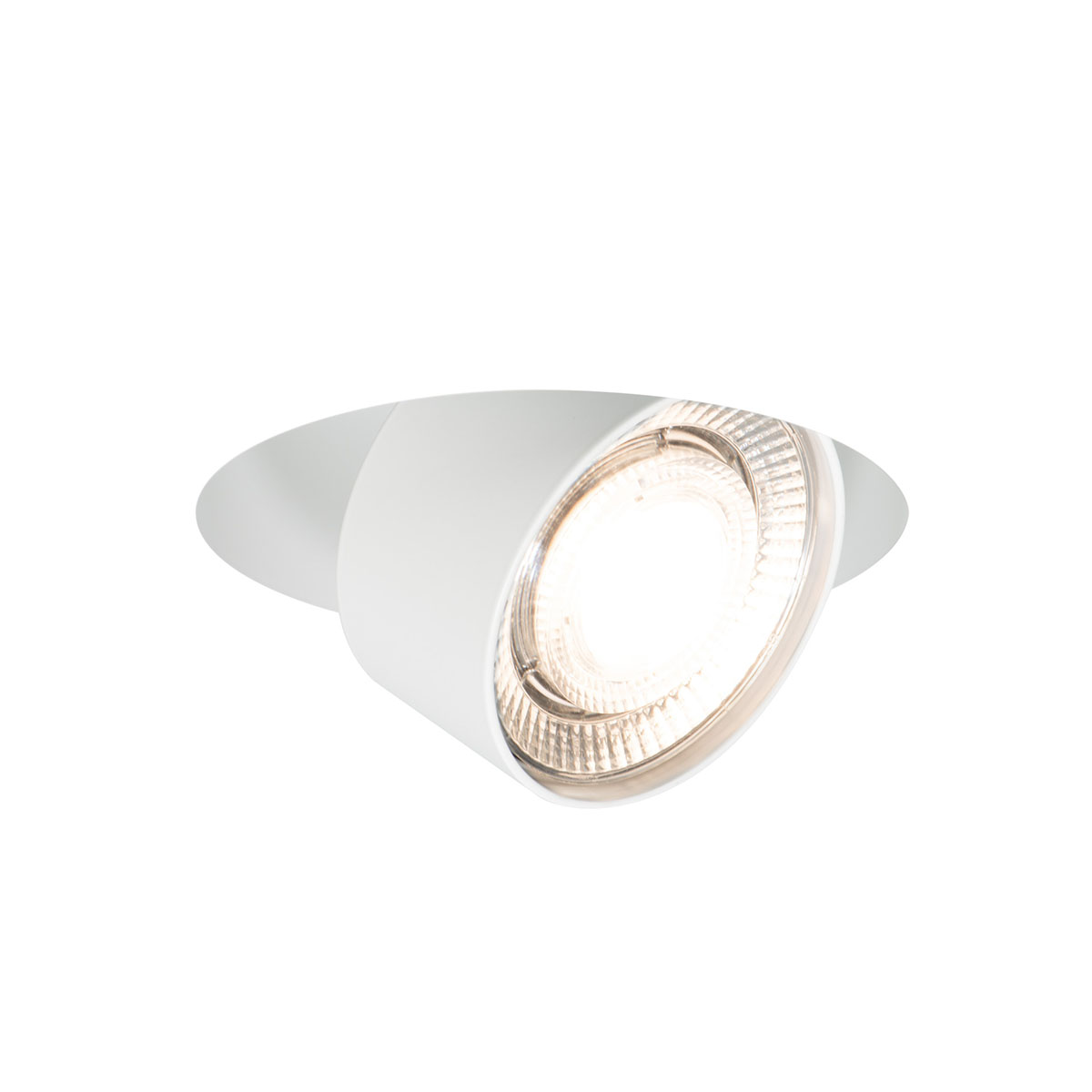 Wittenberg 4.0, wi4-eb-1r-db Einbaustrahler, Weiß matt, Warmweiß 3000K, Flood 38°