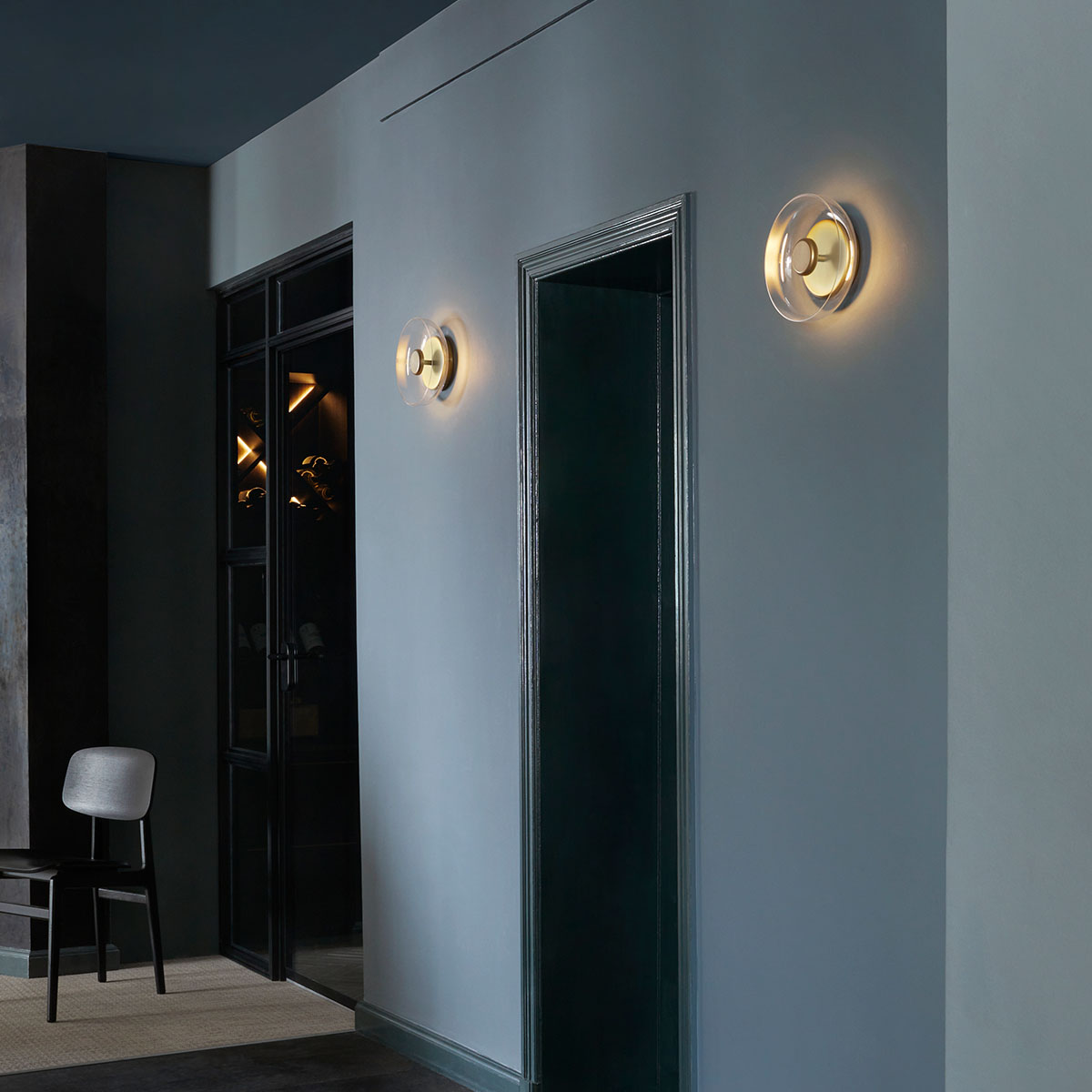 Blossi Wandleuchte, Ø: 23 cm, Opalglas