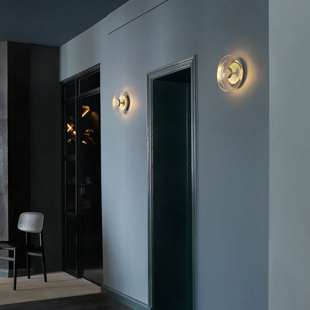 Blossi Wandleuchte, Ø: 23 cm, Opalglas