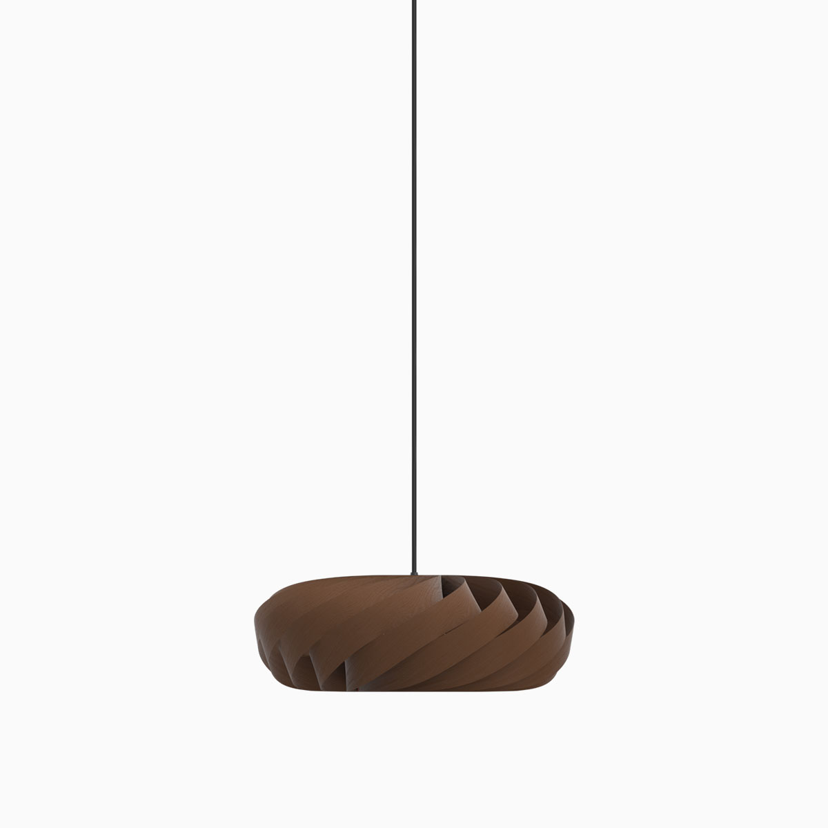Tom Rossau TR5 Pendelleuchte, Birke Braun, Ø: 40 cm, H: 18 cm – handgefertigte Pendelleuchte im skandinavischen Design, ideal über Esstisch oder im Wohnzimmer, aus Holzlamellen in Braun. Die TR5-Pendelleuchte von Tom Rossau ist perfekt für den Esstisch