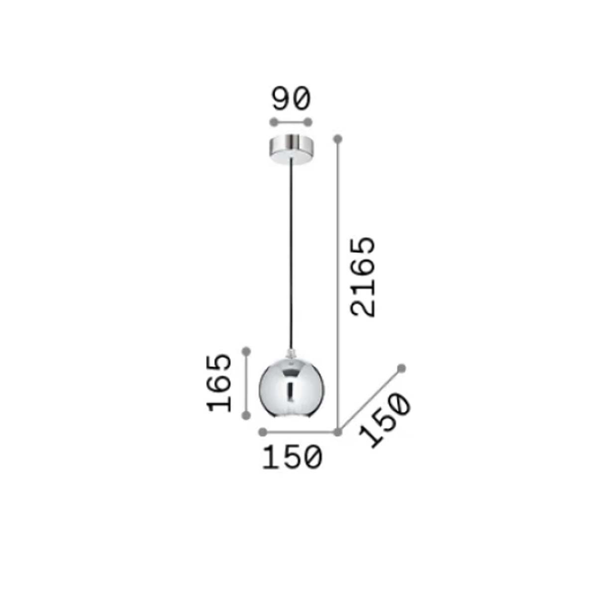 Mr jack SP1 big Pendelleuchte, Schwarz, Ø: 15 cm