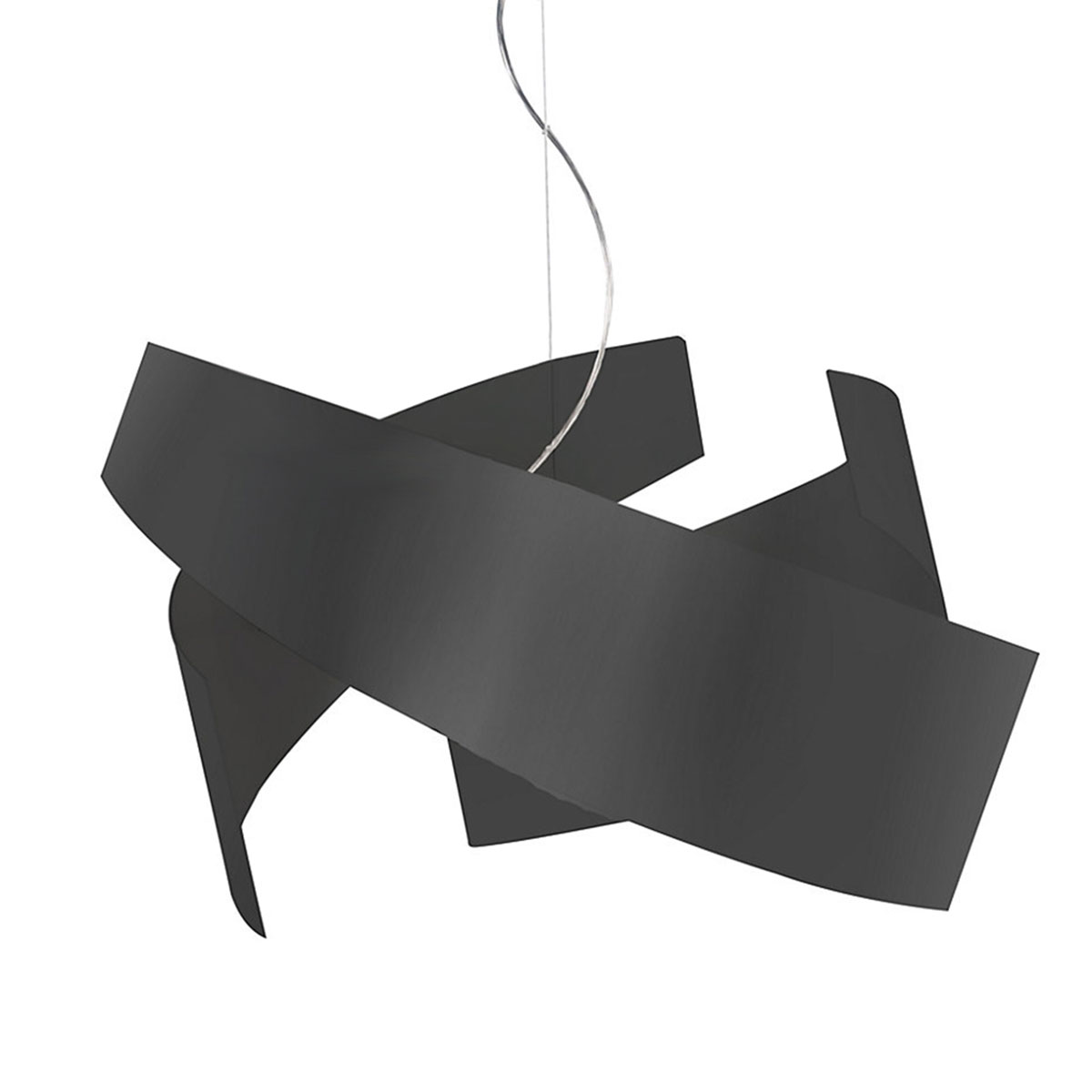 Ella S65 Pendelleuchte, Ø: 65 cm, H: 40 cm, Schwarz