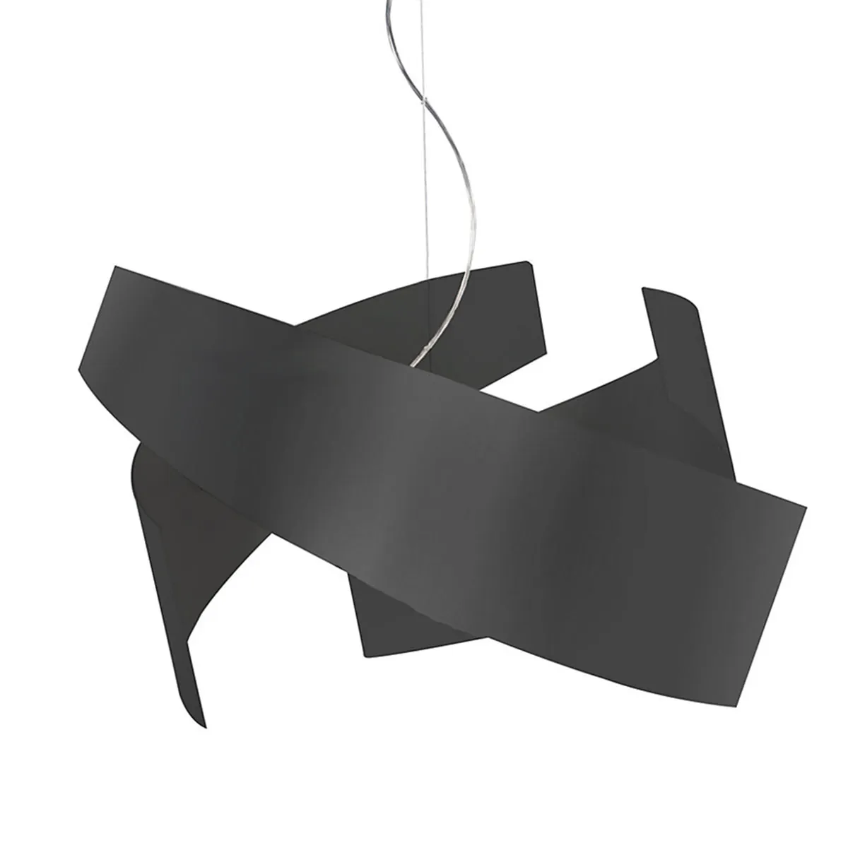 Ella S65 Pendelleuchte, Ø: 65 cm, H: 40 cm, Schwarz