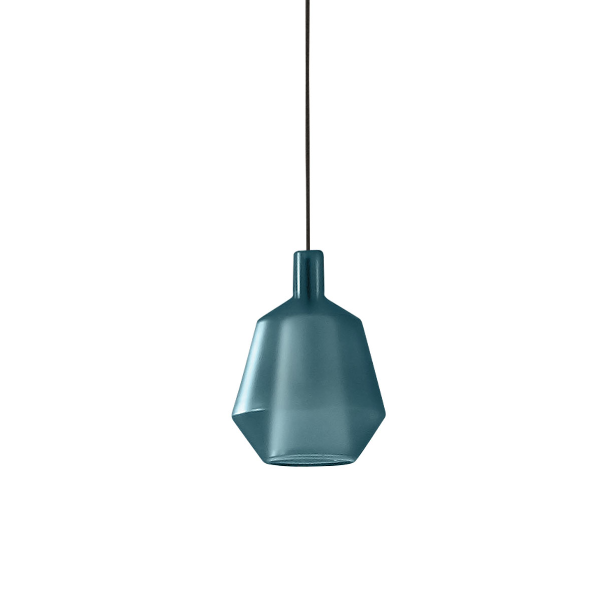 Penta Light MoM 1602-24 Fatty Pendelleuchte Ø: 17 cm Hängeleuchte – handgefertigtes Glas in Avio Blau, zeitlose Eleganz, stimmungsvolles Licht, macht sich hervorragend auf dem Schreibtisch, ideal über Esstisch, Küche oder Wohnzimmer Penta Light MoM 1602-24 Fatty Pendelleuchte Ø: 17 cm Hängelampe – Glasleuchte in Avio Blau,, atmosphärisches Leuchten, ideal für das Wohnzimmer, exklusive Designerleuchte von Penta Light, ideal über Esstisch, Küche oder Wohnzimmer