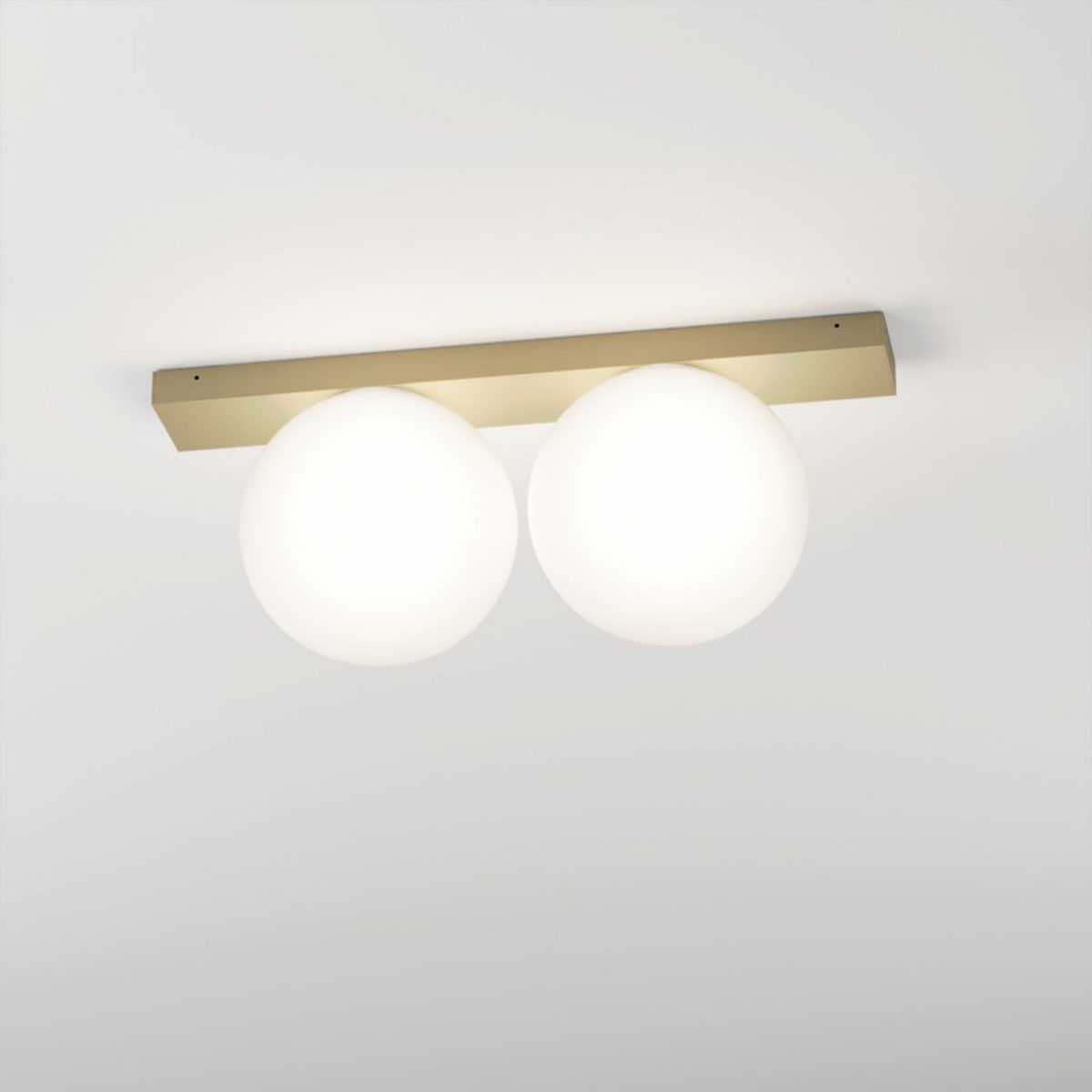 OONO ON 2 927 Deckenleuchte, Ø: 20 cm, Goldfarben, Extra-Warmweiß 2700K OONO ON 2 927 Deckenleuchte, Ø: 20 cm, Goldfarben, Warmweiß 3000K